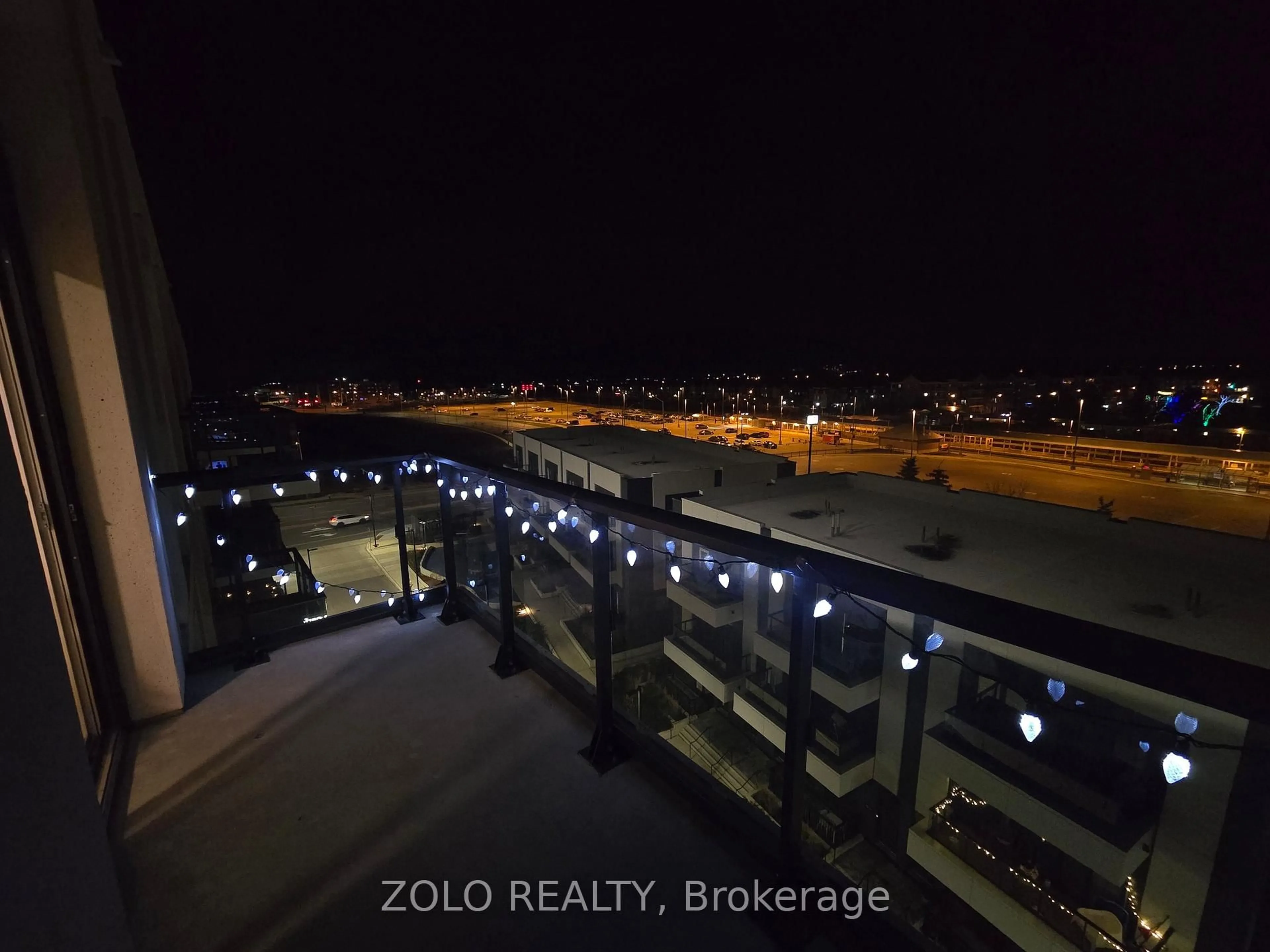 A pic from outside/outdoor area/front of a property/back of a property/a pic from drone, city buildings view from balcony for 10 Lagerfeld Dr #604, Brampton Ontario L7A 5L3