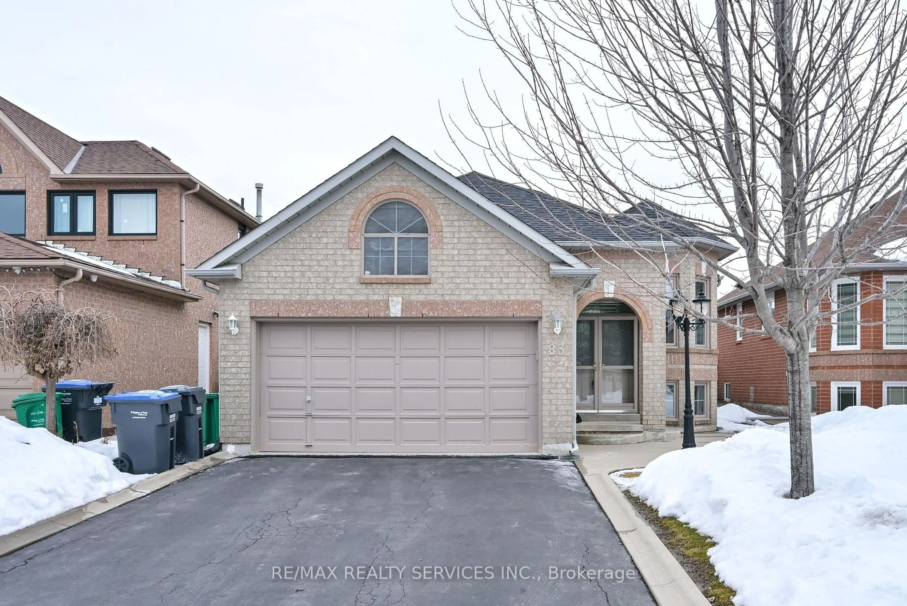 Home with brick exterior material, street for 83 Summerfield Cres, Brampton Ontario L6X 4L2