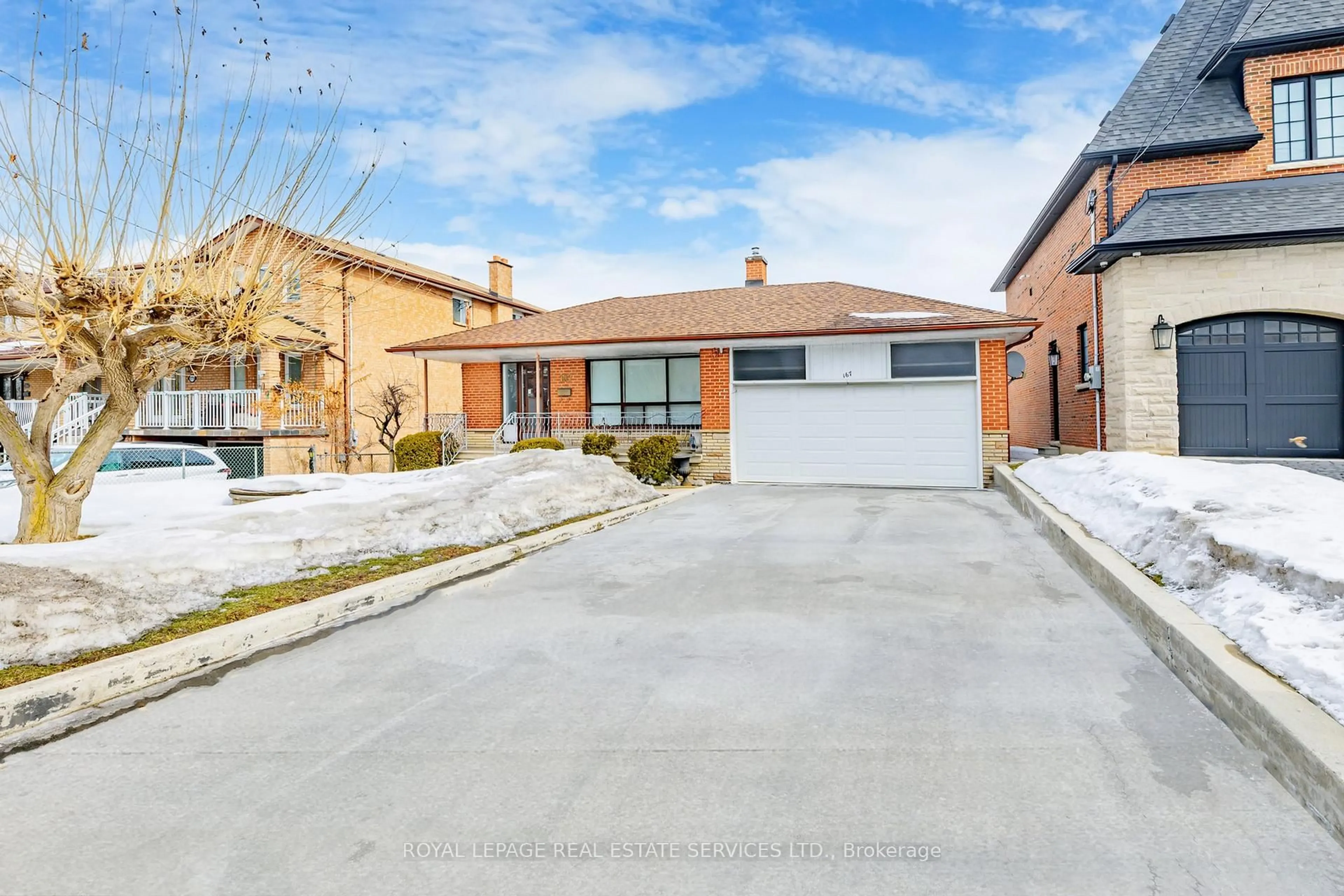 Home with brick exterior material, street for 167 Cornelius Pkwy, Toronto Ontario M6L 2K8