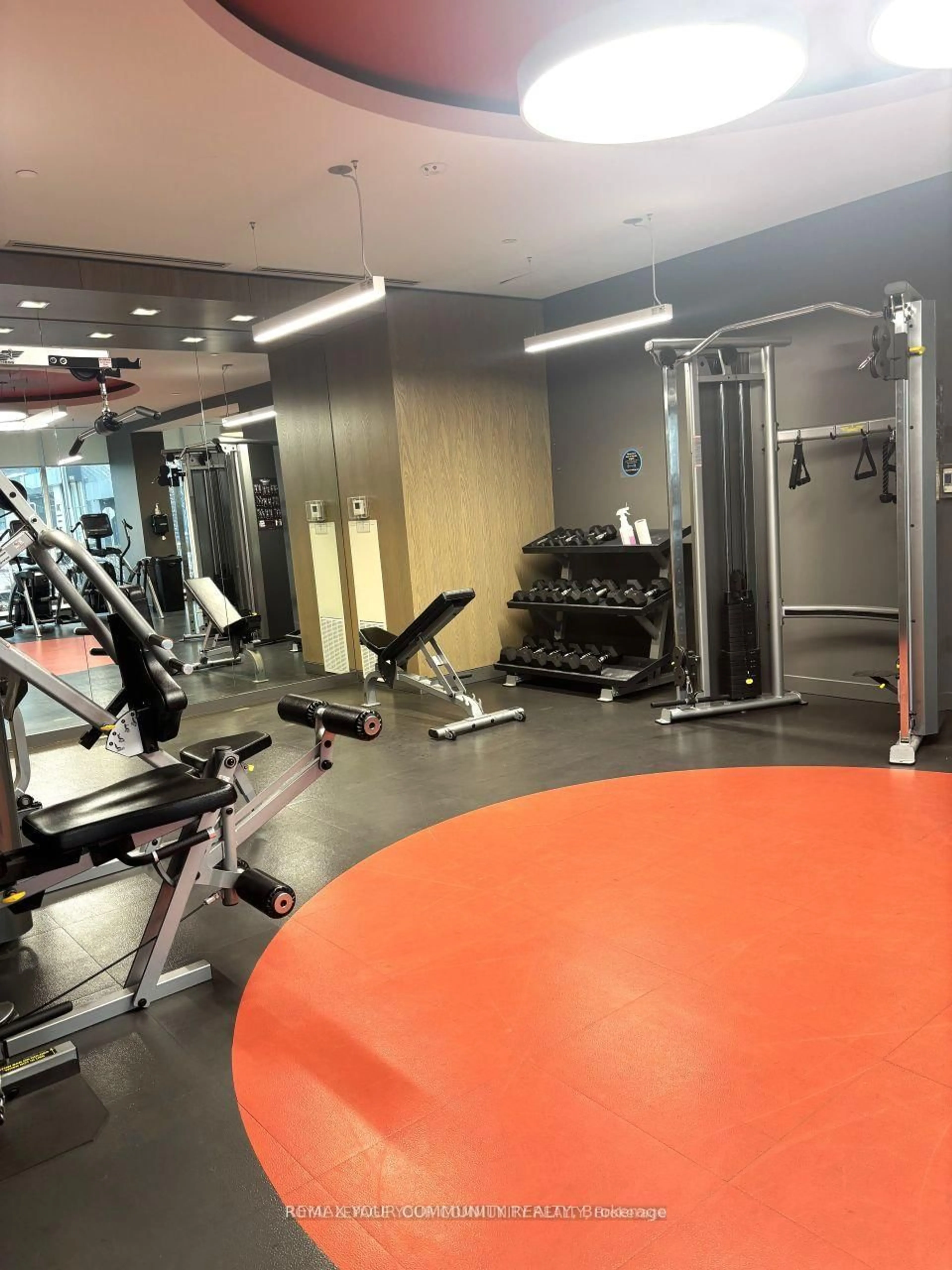 Gym or fitness room for 20 Thomas Riley Rd #1307, Toronto Ontario M9B 0C3