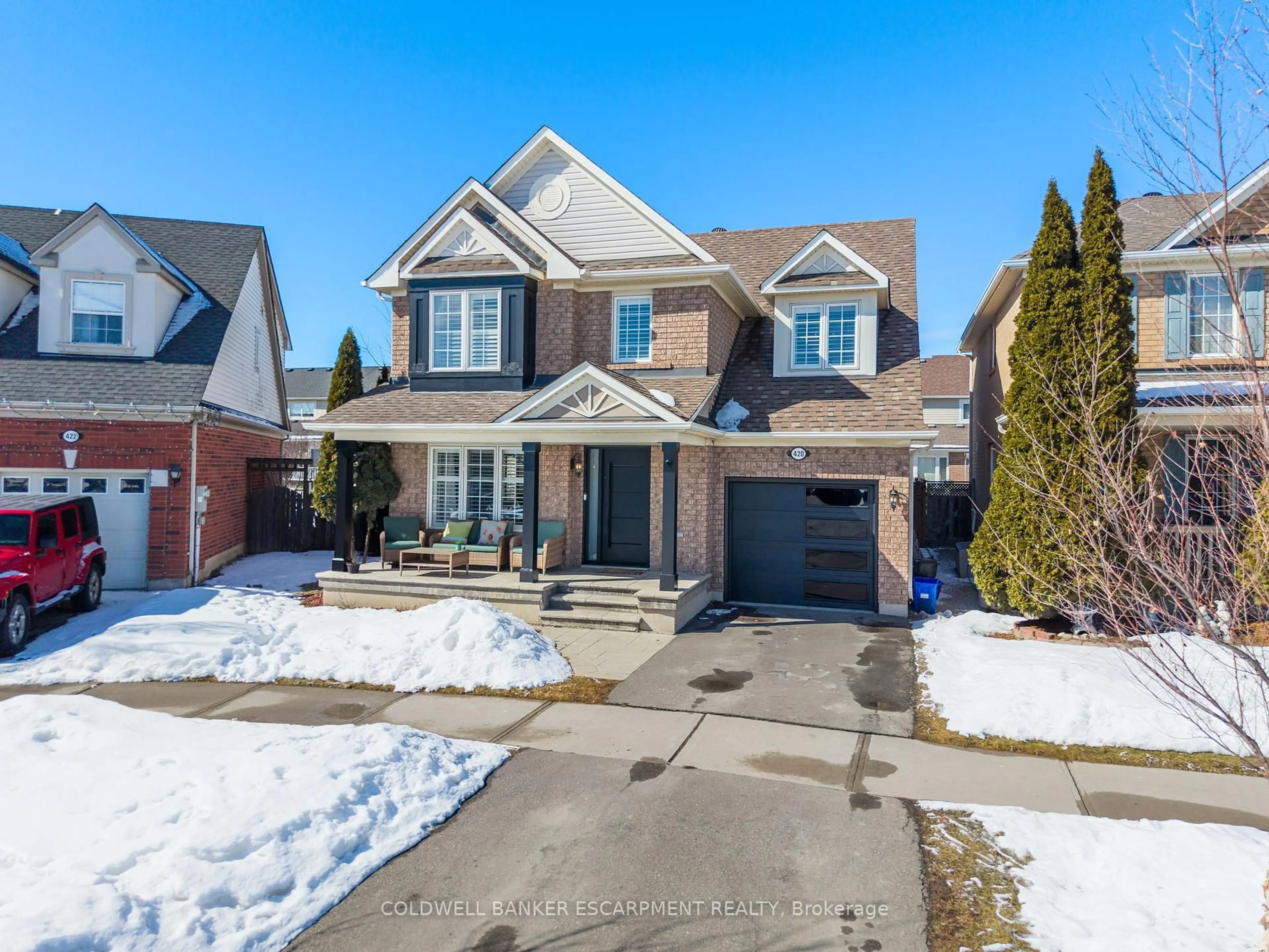 Home with brick exterior material, street for 420 Trudeau Dr, Milton Ontario L9T 5K9