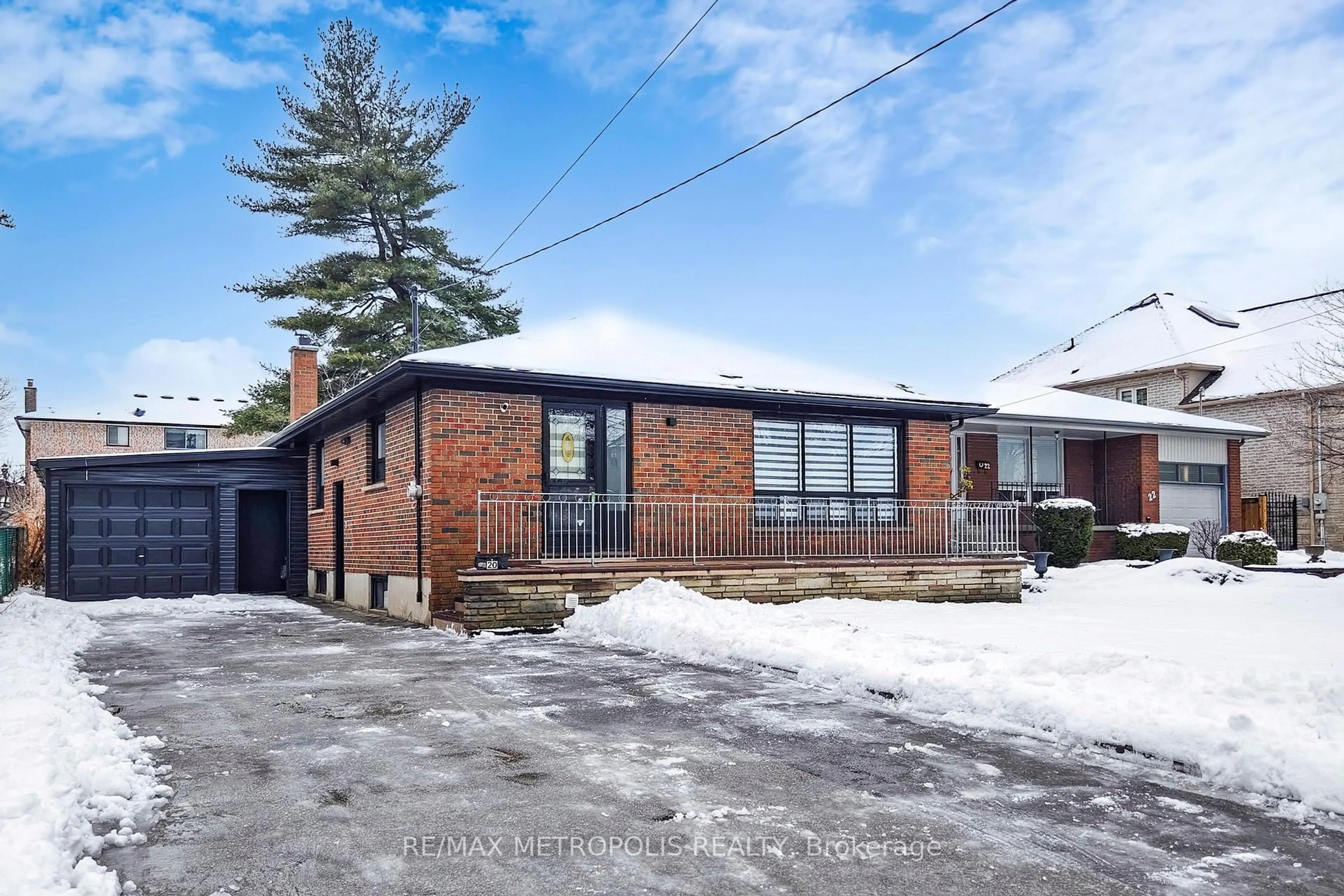 Home with brick exterior material, street for 20 Knox Ave, Toronto Ontario M9L 2M3