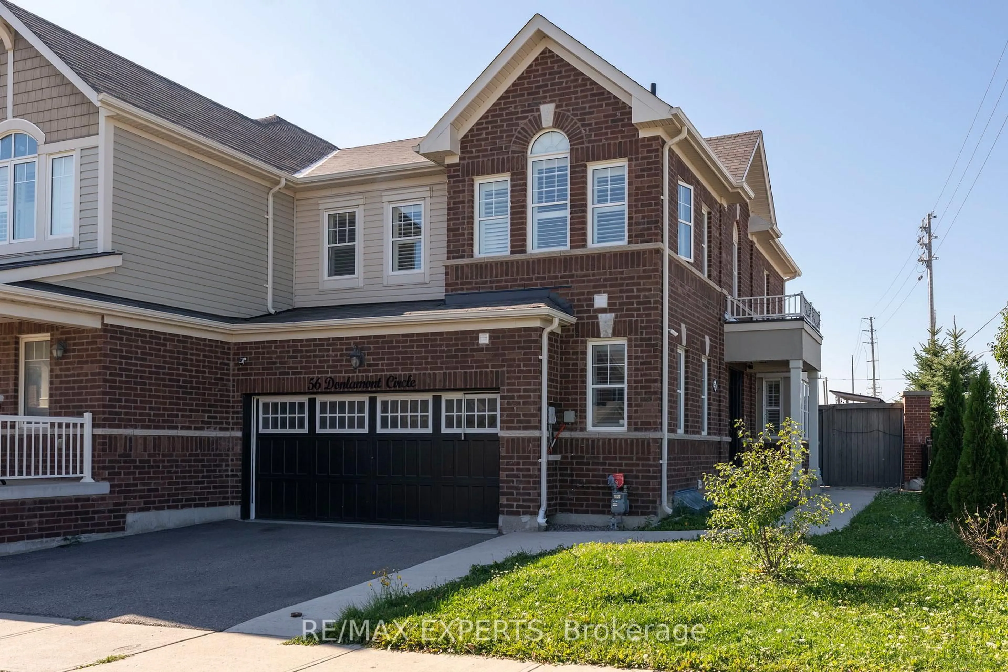 Home with brick exterior material, street for 56 Donlamont Circ, Brampton Ontario L7A 4T5