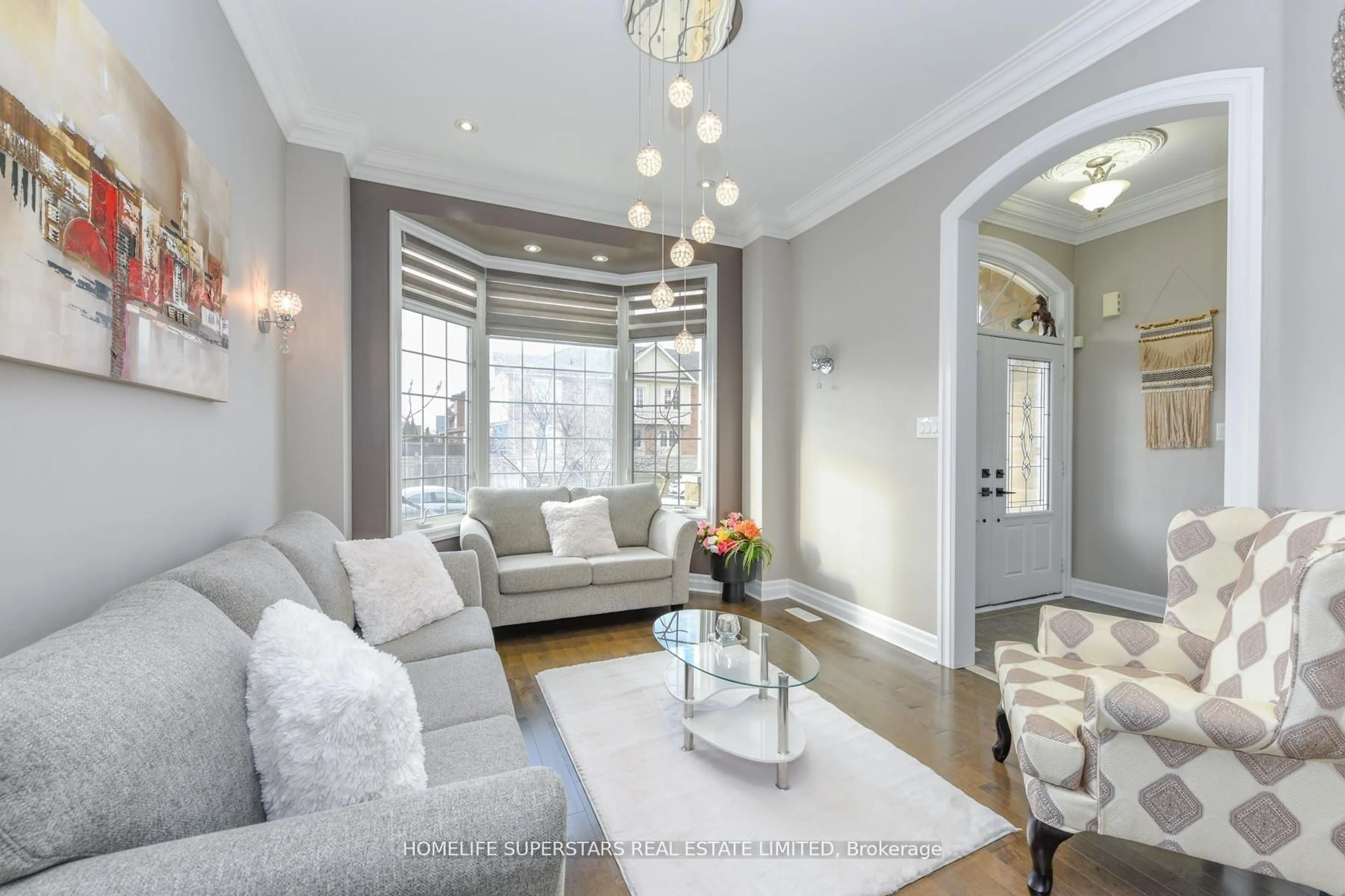 Living room with furniture, unknown for 8 Bainsville Circ, Brampton Ontario L6P 3A5