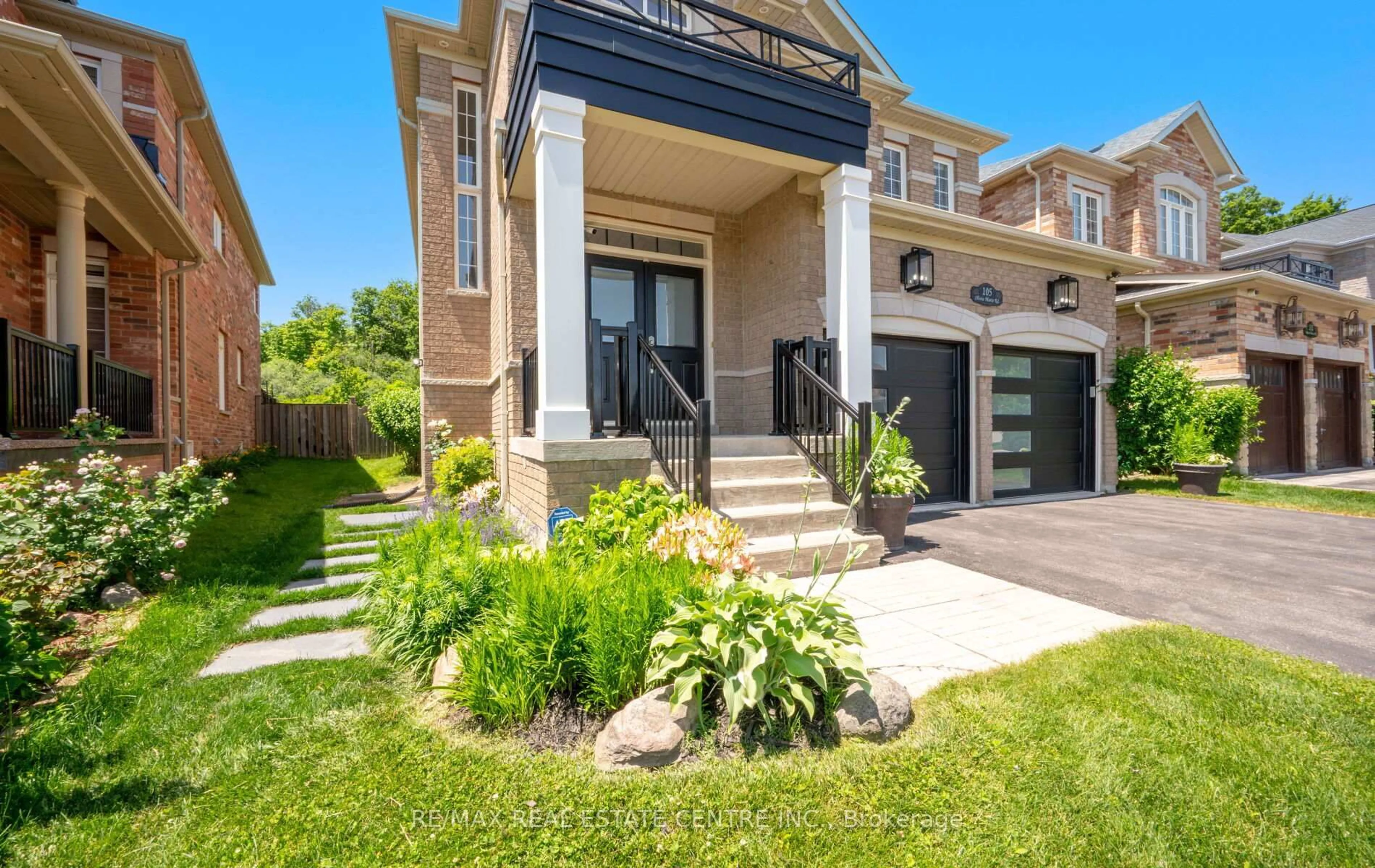 Home with brick exterior material, street for 105 Olivia Marie Rd, Brampton Ontario L6Y 0N1