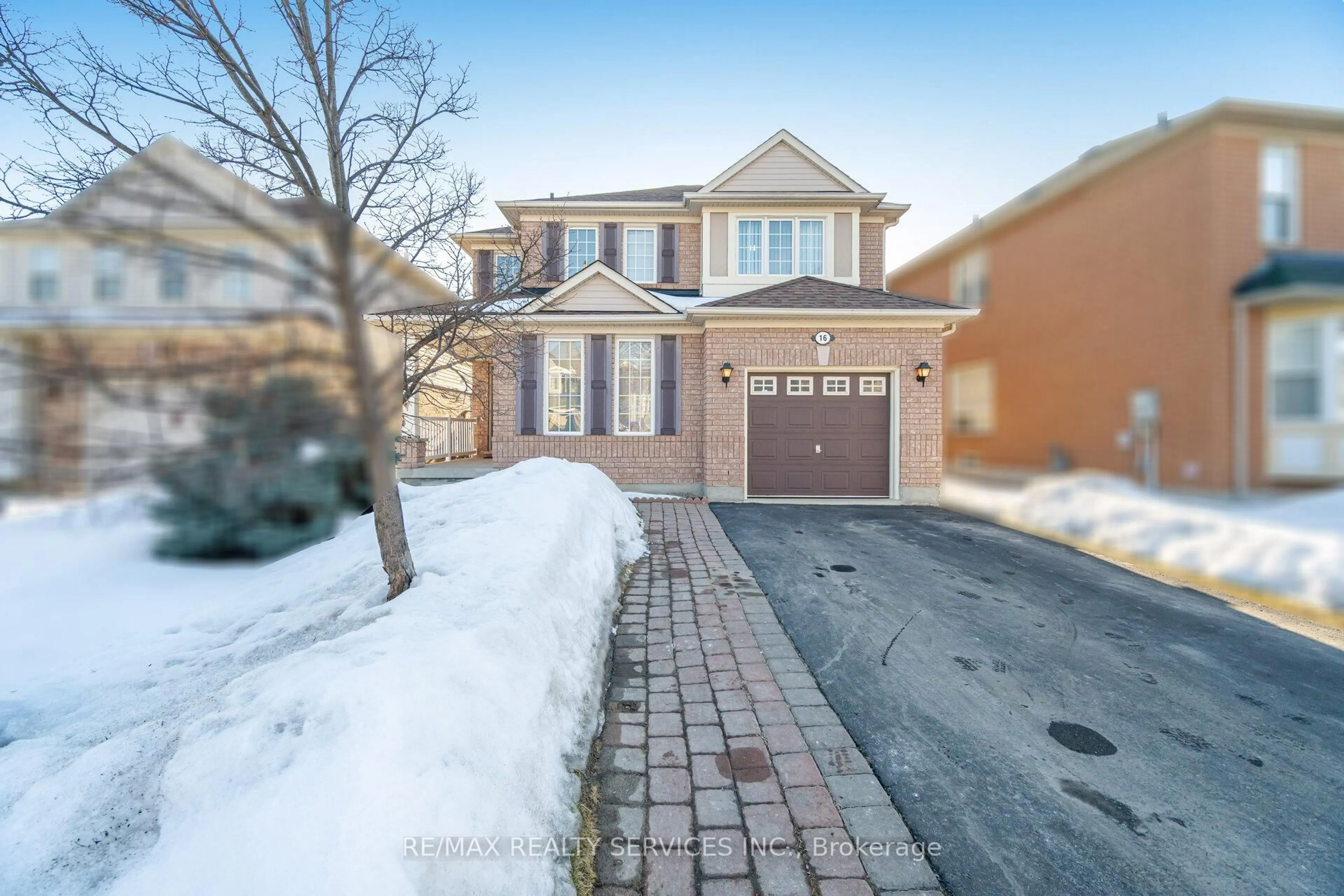 Home with brick exterior material, street for 16 MORTIMER Dr, Brampton Ontario L7A 3N1