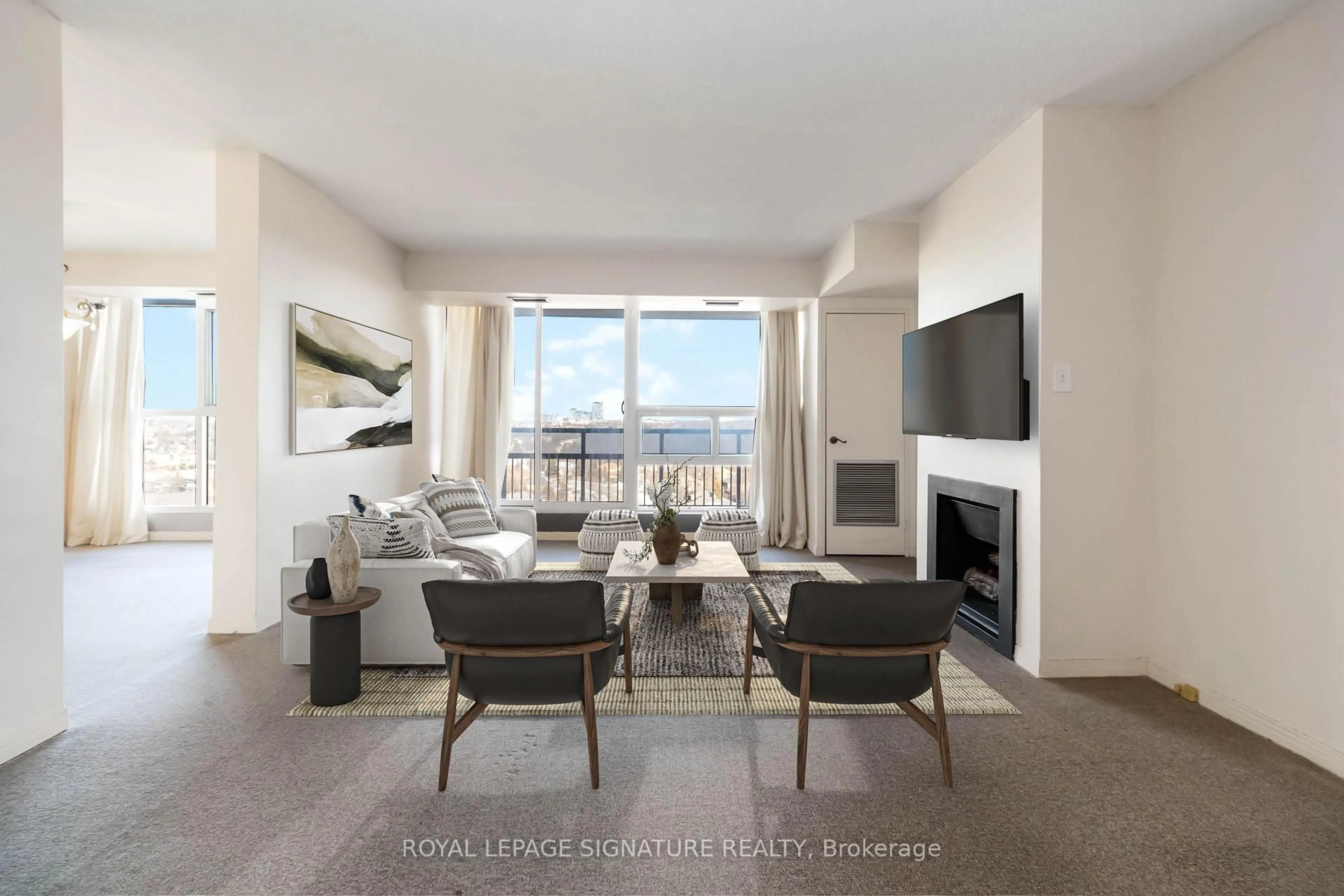 Living room with furniture, unknown for 1359 White Oaks Blvd #1207, Oakville Ontario L6H 2R8