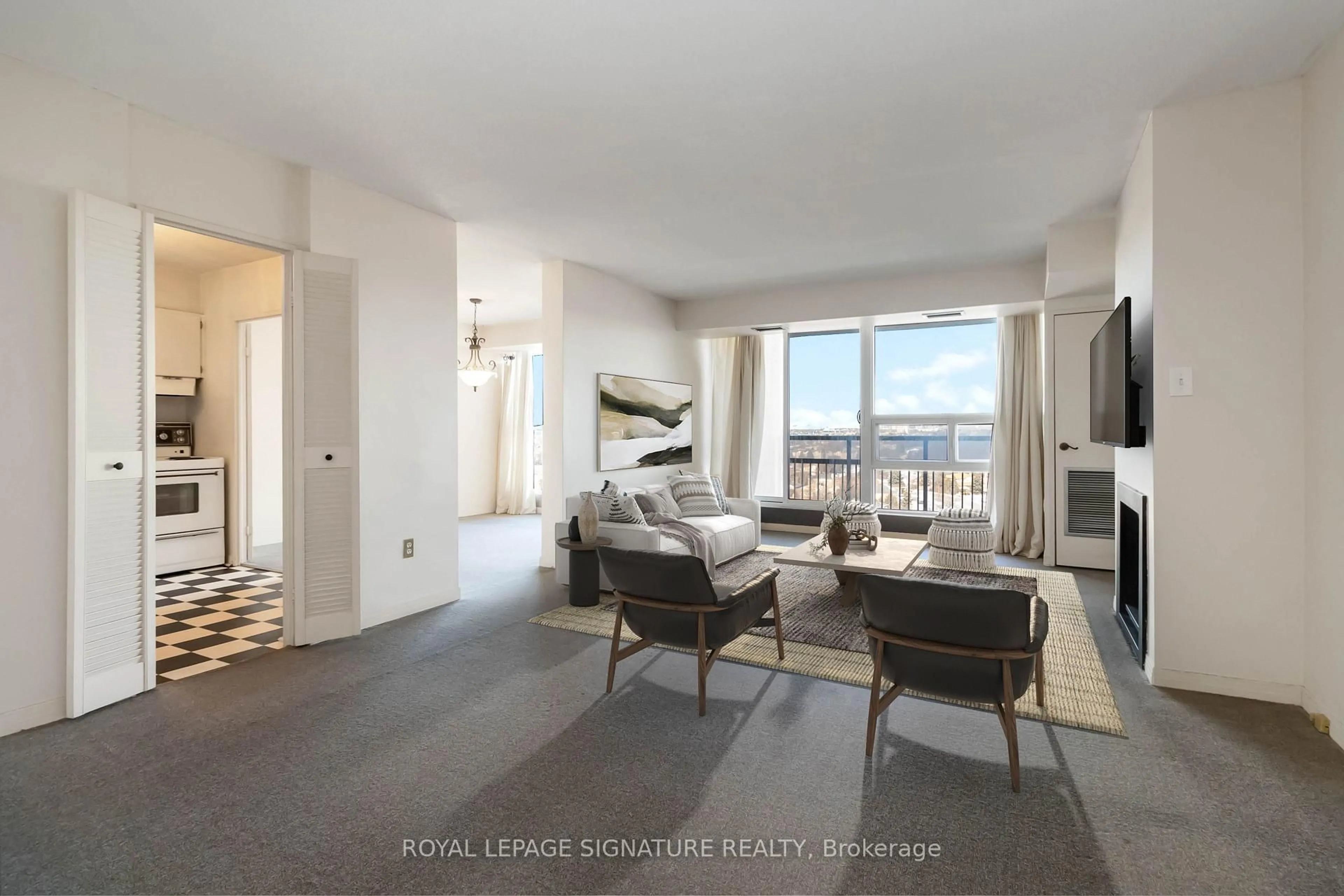 Living room with furniture, unknown for 1359 White Oaks Blvd #1207, Oakville Ontario L6H 2R8