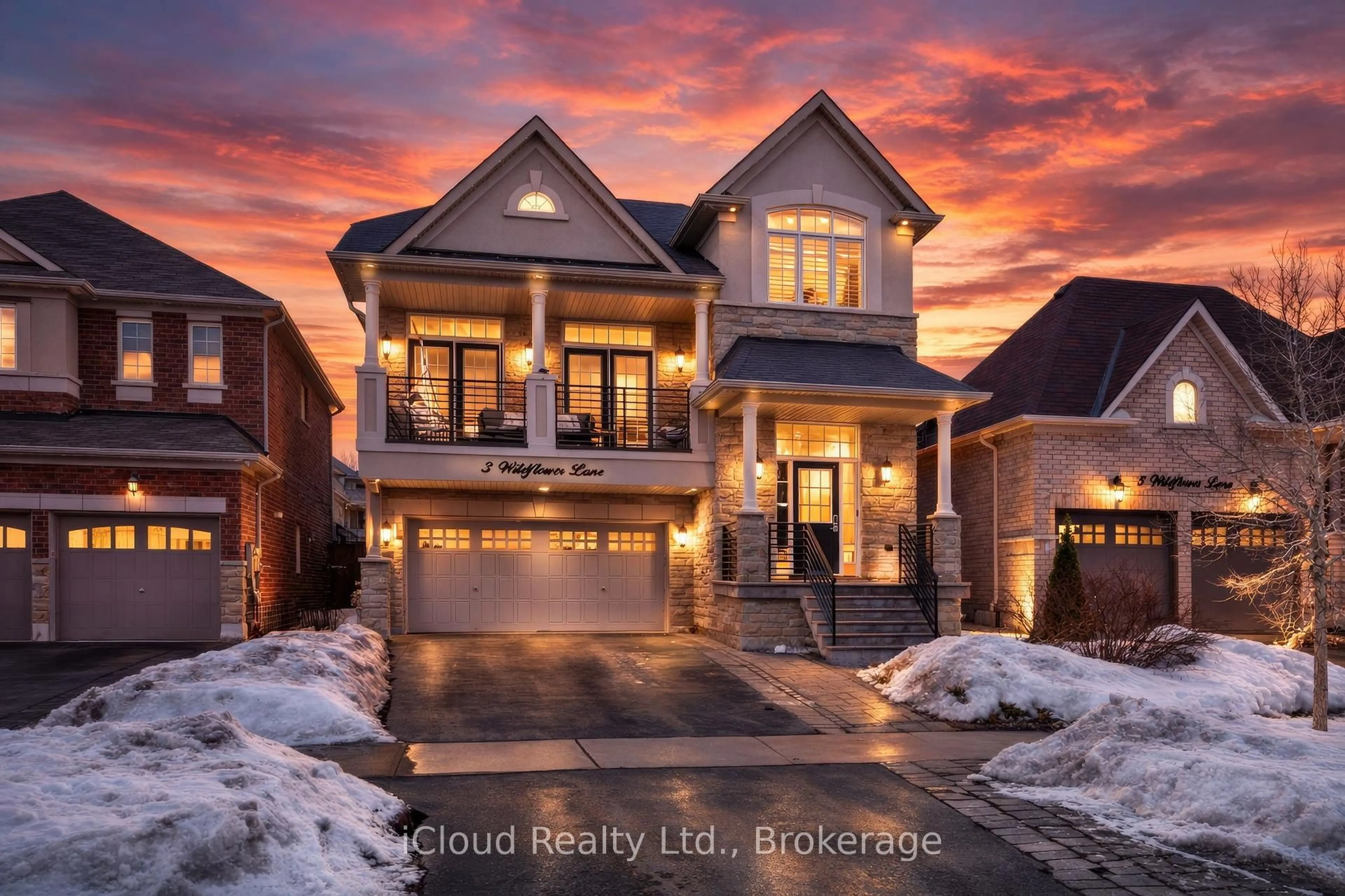 Home with brick exterior material, street for 3 Wildflower Lane, Halton Hills Ontario L7G 0H5