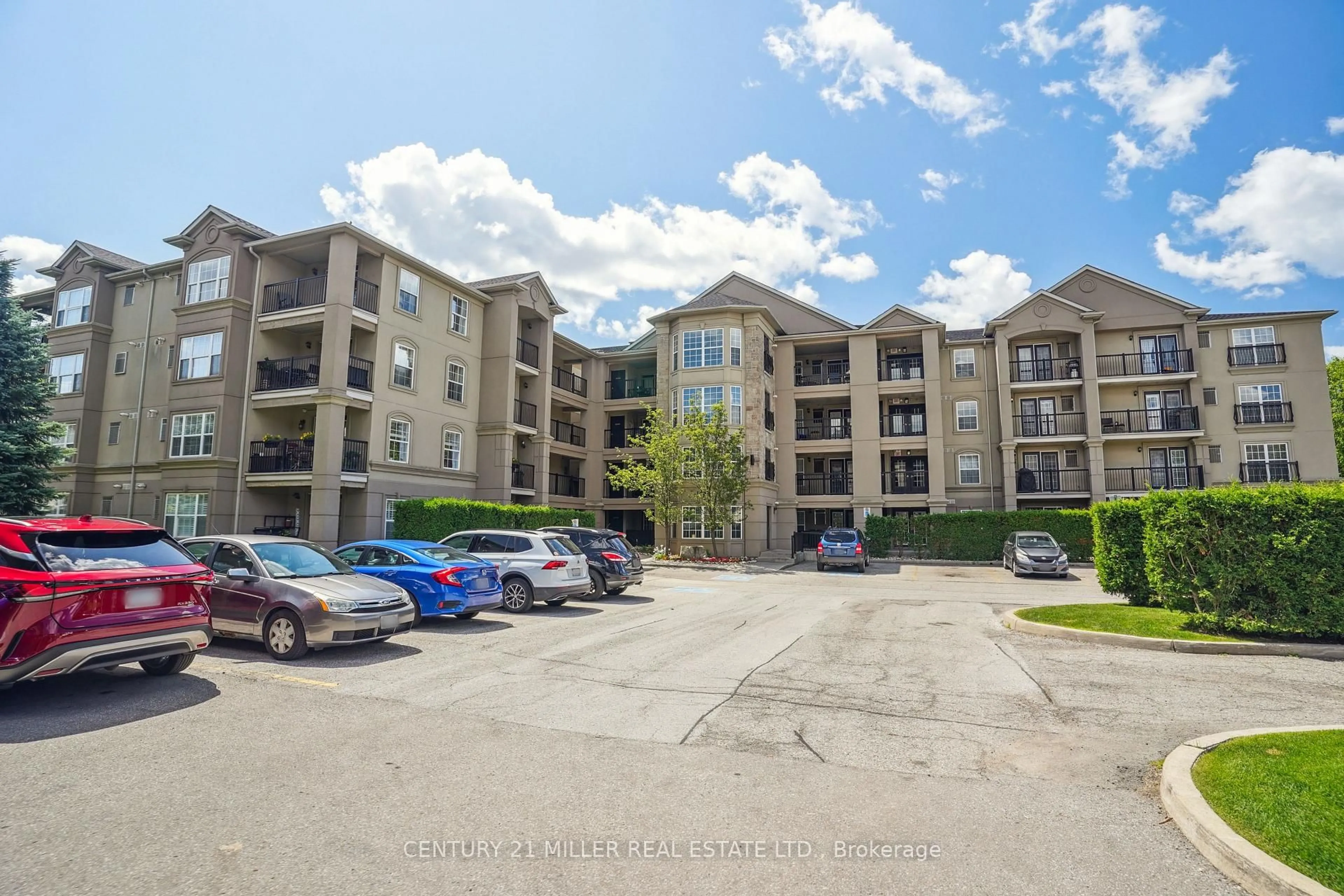 A pic from outside/outdoor area/front of a property/back of a property/a pic from drone, unknown for 1487 Maple Ave #208, Milton Ontario L9T 0B7