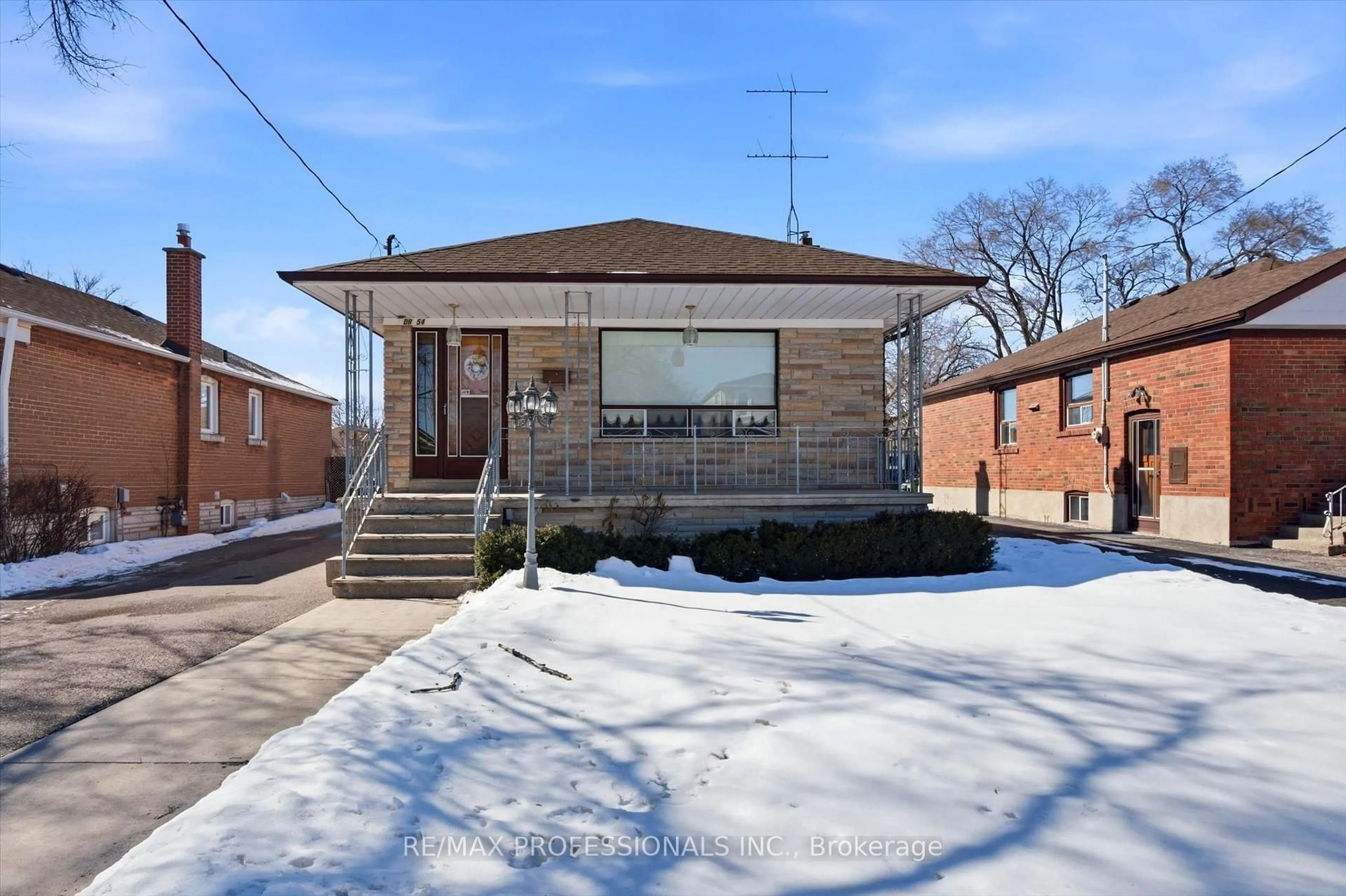 Home with brick exterior material, street for 54 Culnan Ave, Toronto Ontario M8Z 5B2
