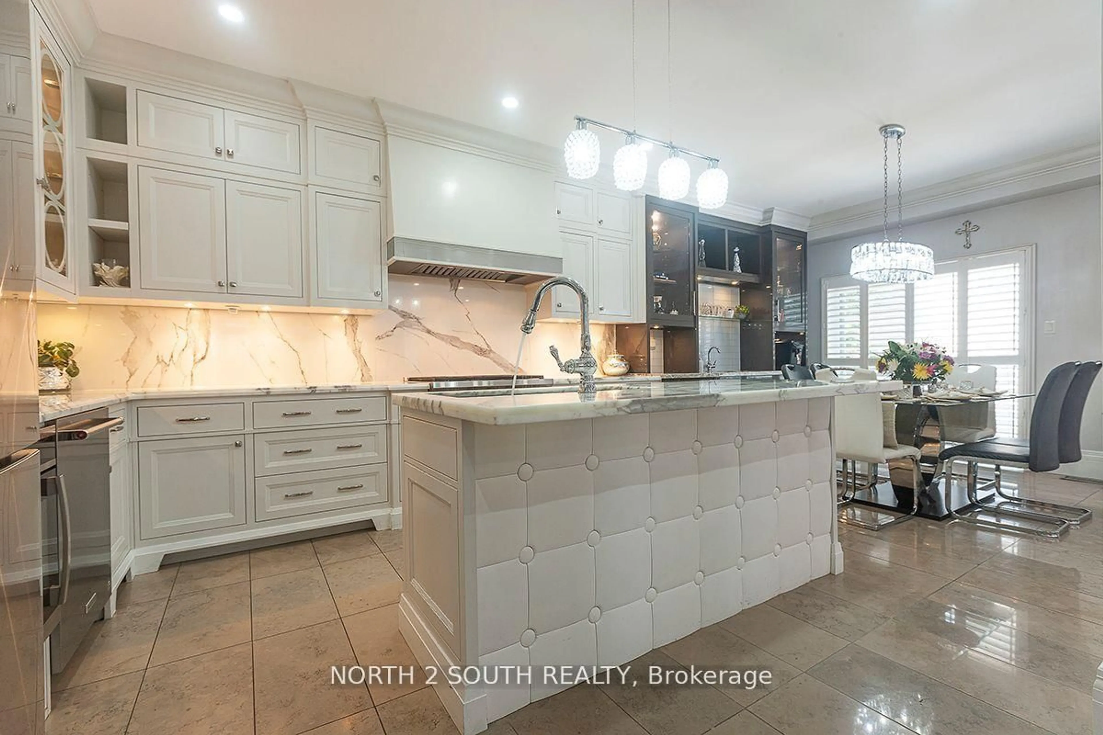 Contemporary kitchen, ceramic/tile floor for 2 Yellow Avens Blvd, Brampton Ontario L6R 0R5