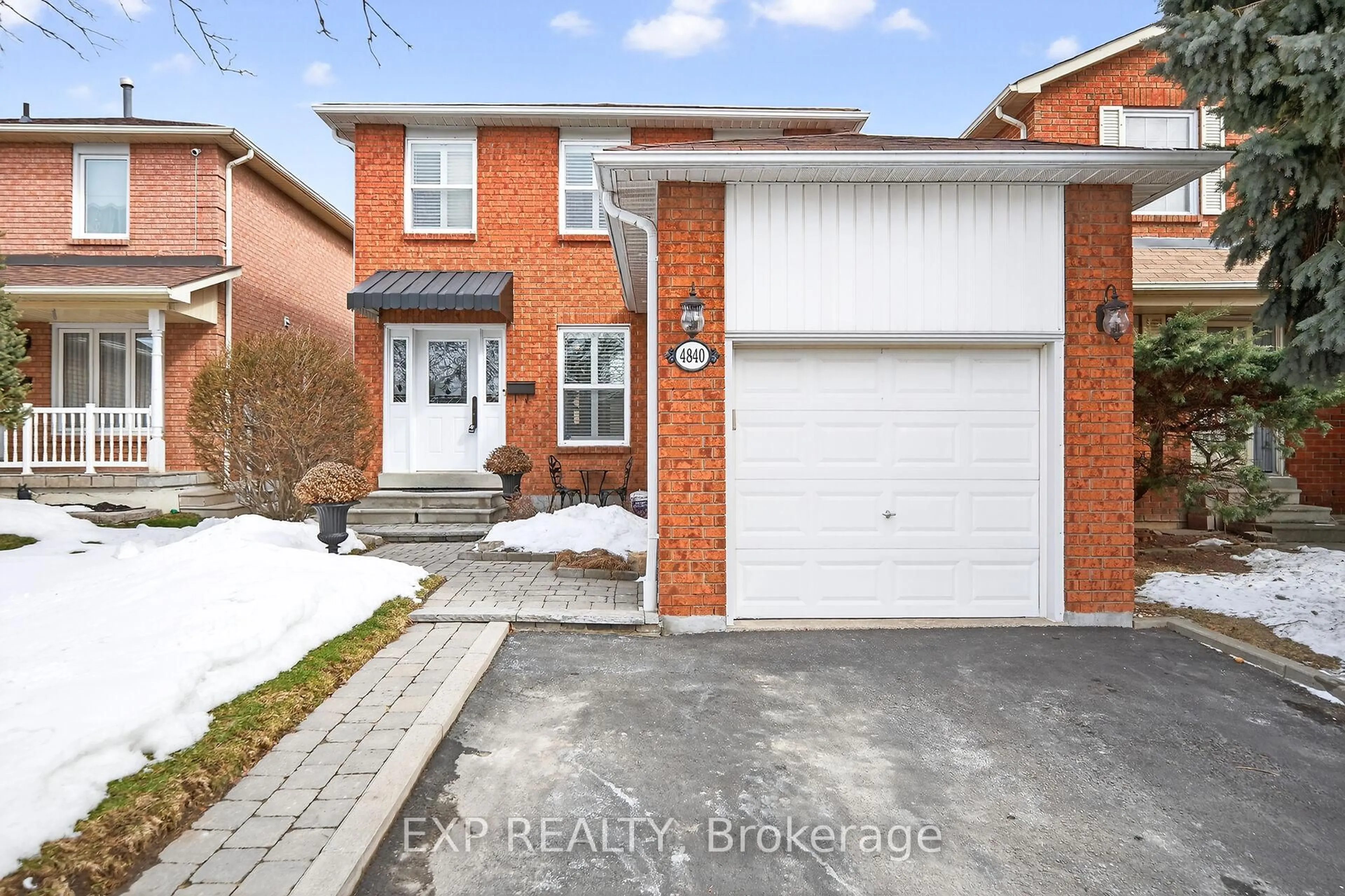 Home with brick exterior material, street for 4840 Full Moon Circ, Mississauga Ontario L4Z 2M5
