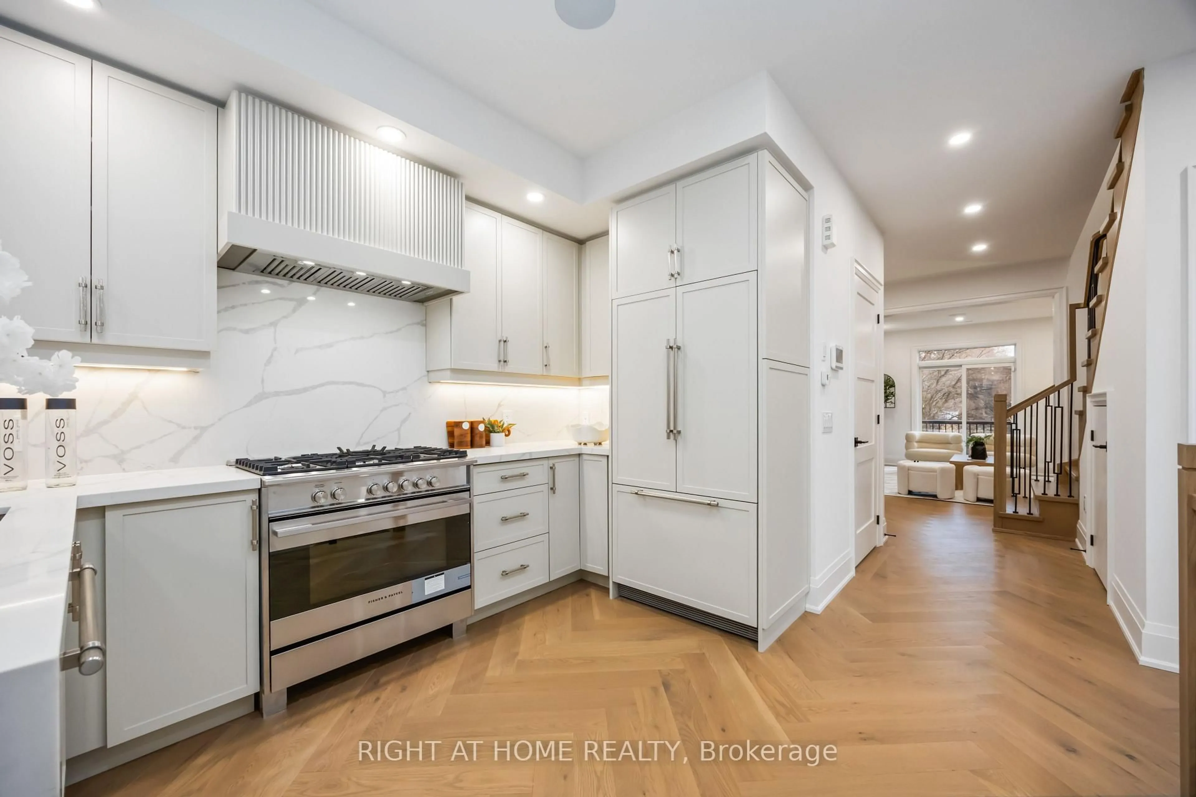 Open concept kitchen, ceramic/tile floor for 34A Morningside Ave, Toronto Ontario M6S 1C4