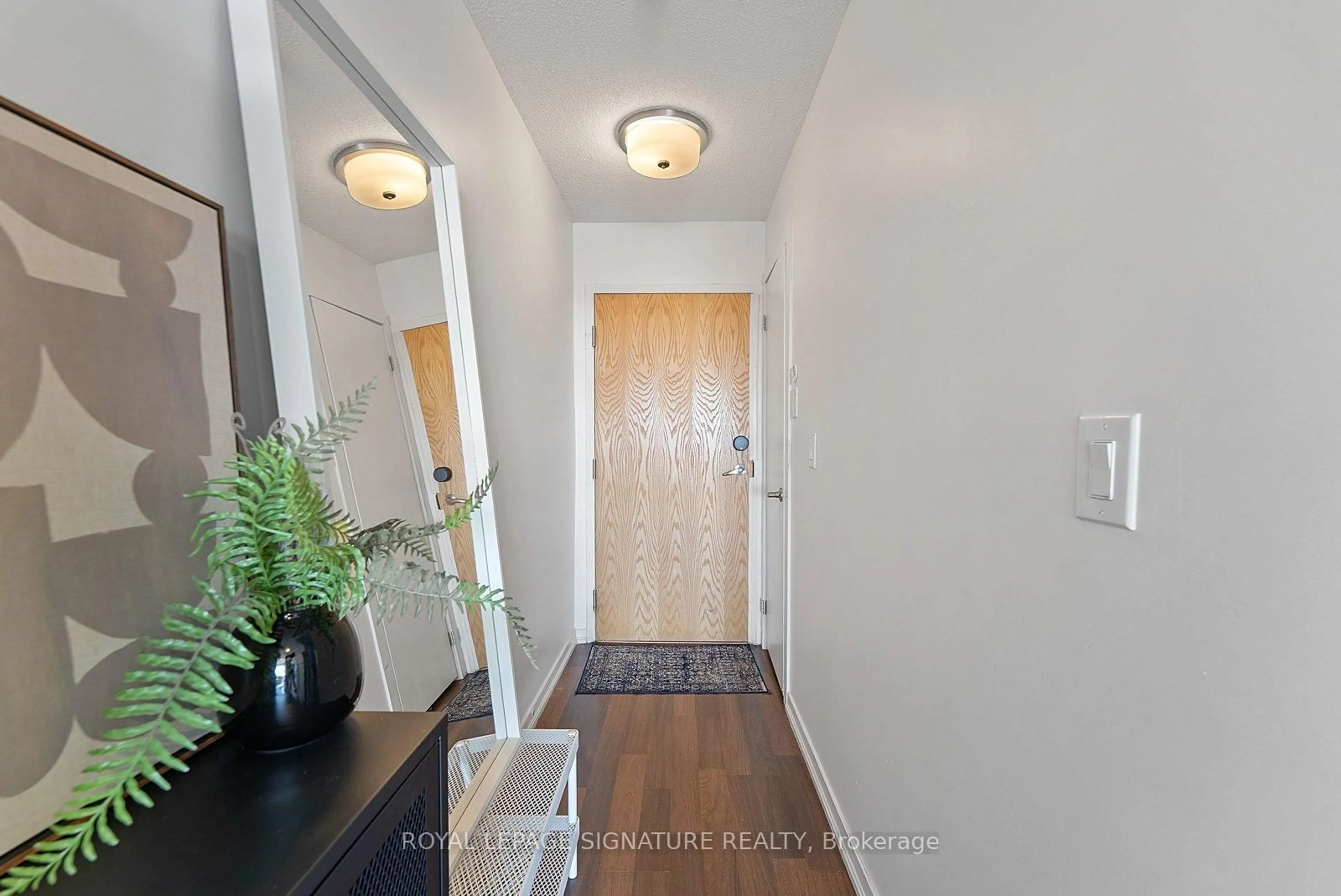 Indoor entryway for 38 Joe Shuster Way #1013, Toronto Ontario M6K 0A5