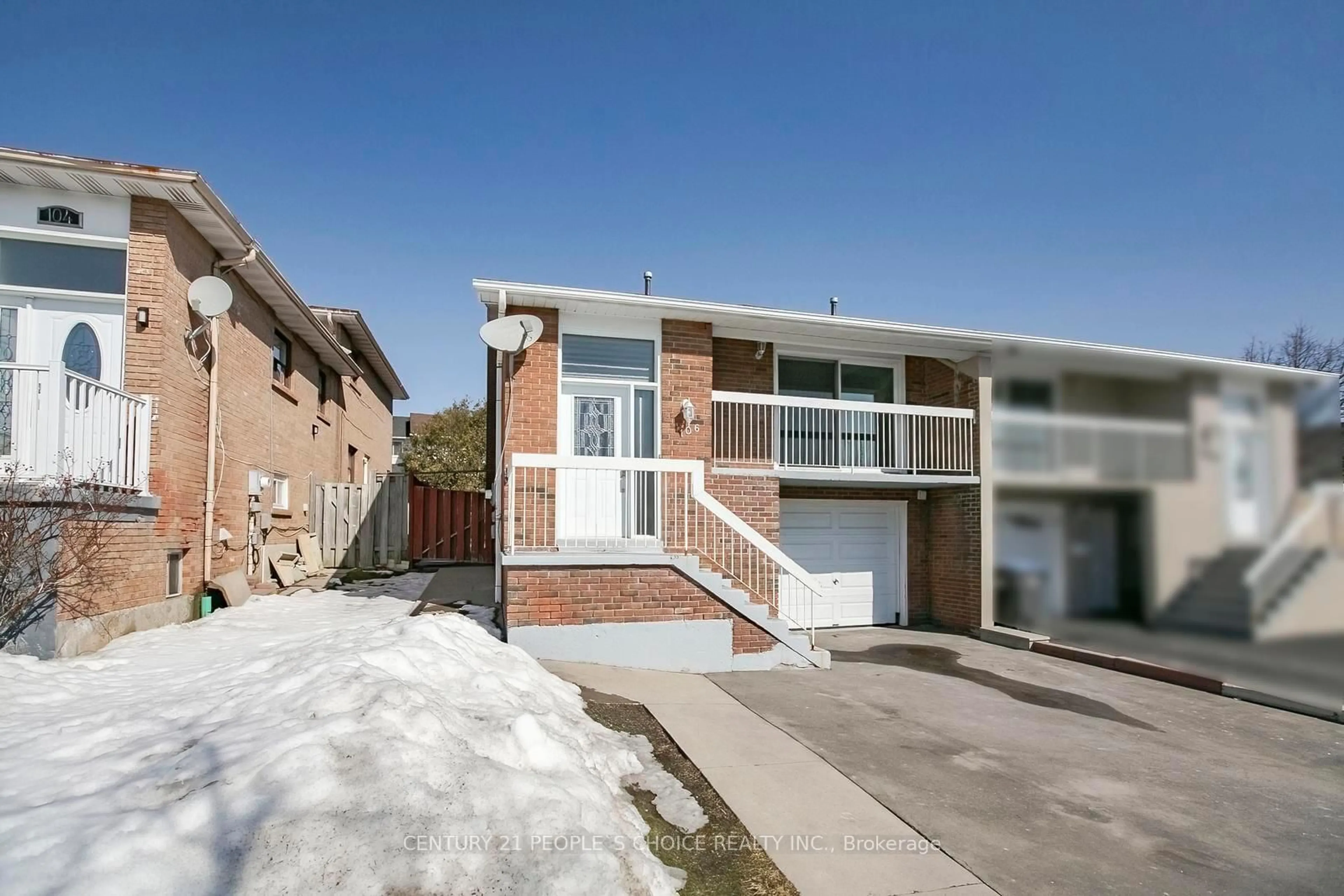Home with brick exterior material, street for 106 Winterfold Dr, Brampton Ontario L6V 3T3