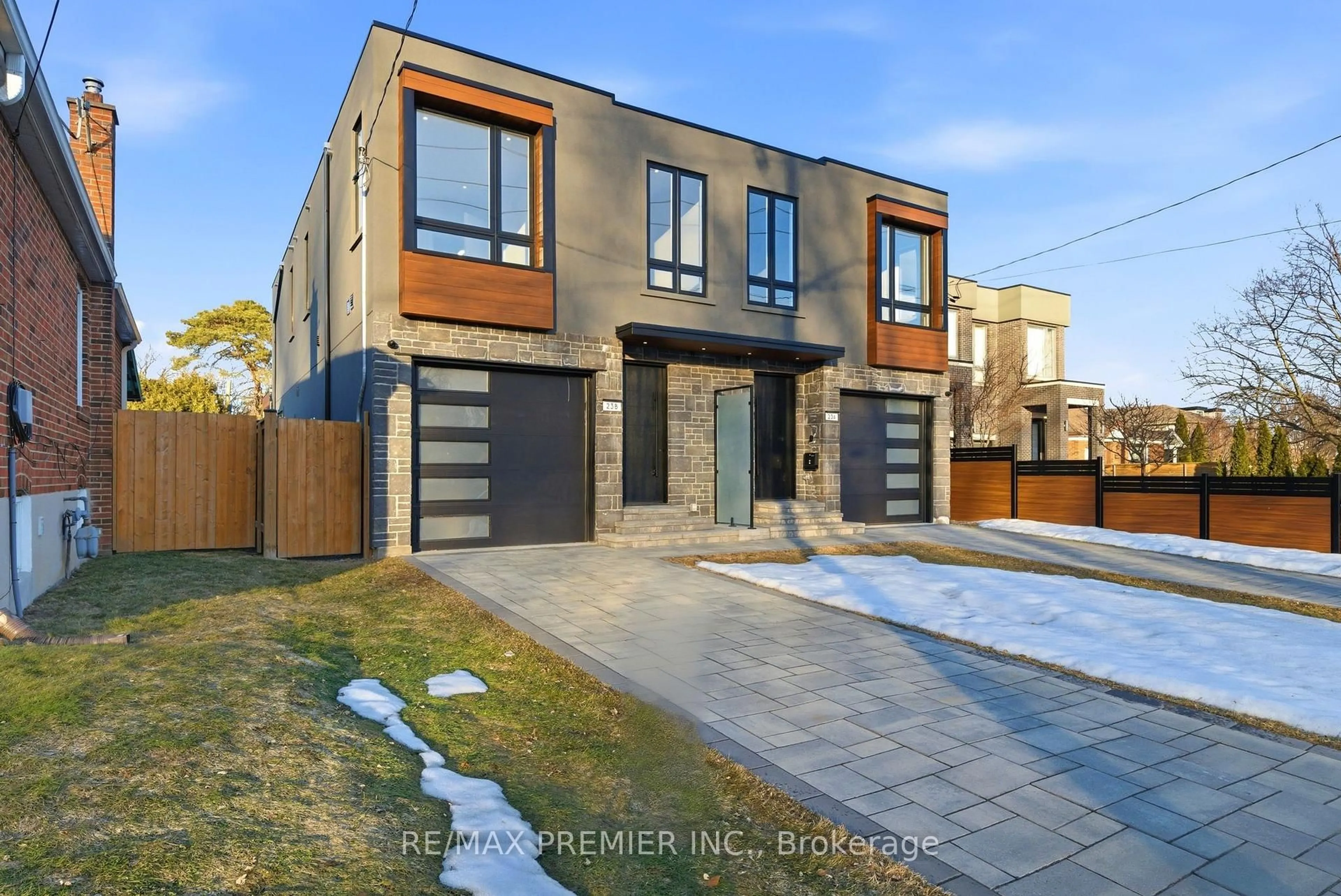 Home with brick exterior material, street for 23B Maple Ave, Mississauga Ontario L5H 2S1