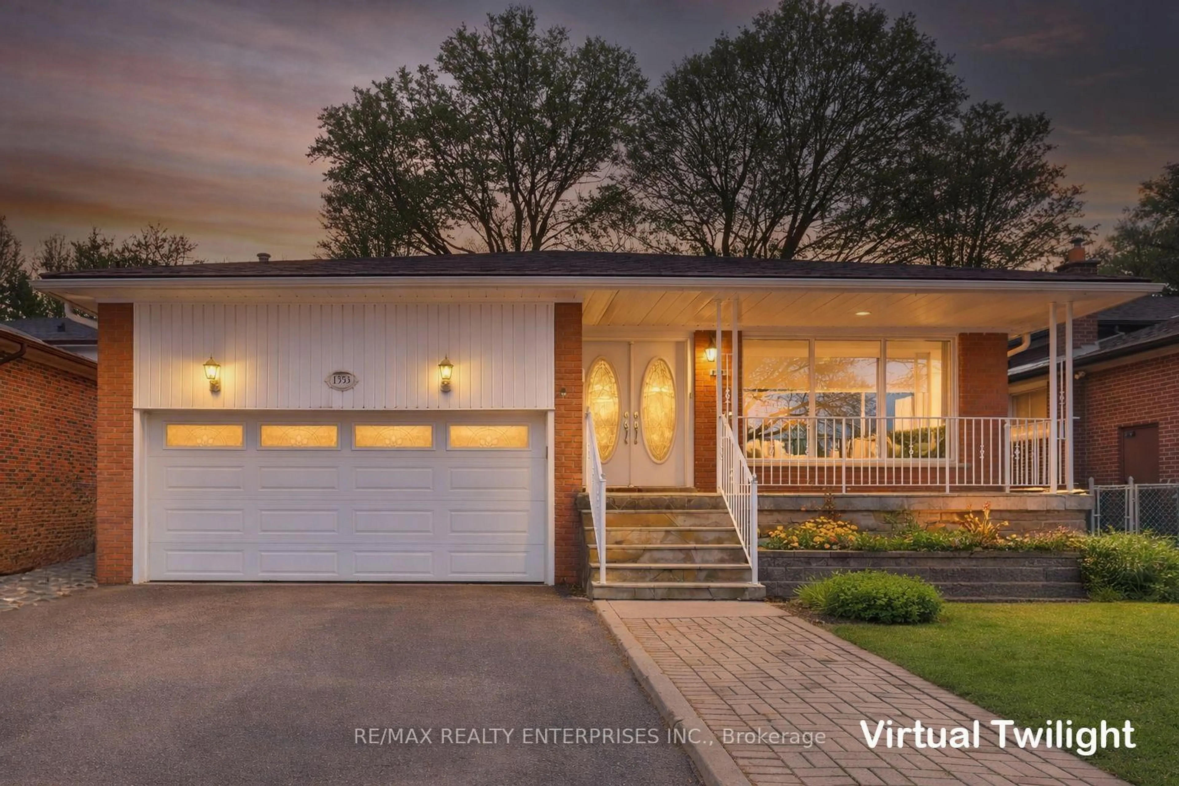 Home with vinyl exterior material, street for 1353 Myron Dr, Mississauga Ontario L5E 2N5