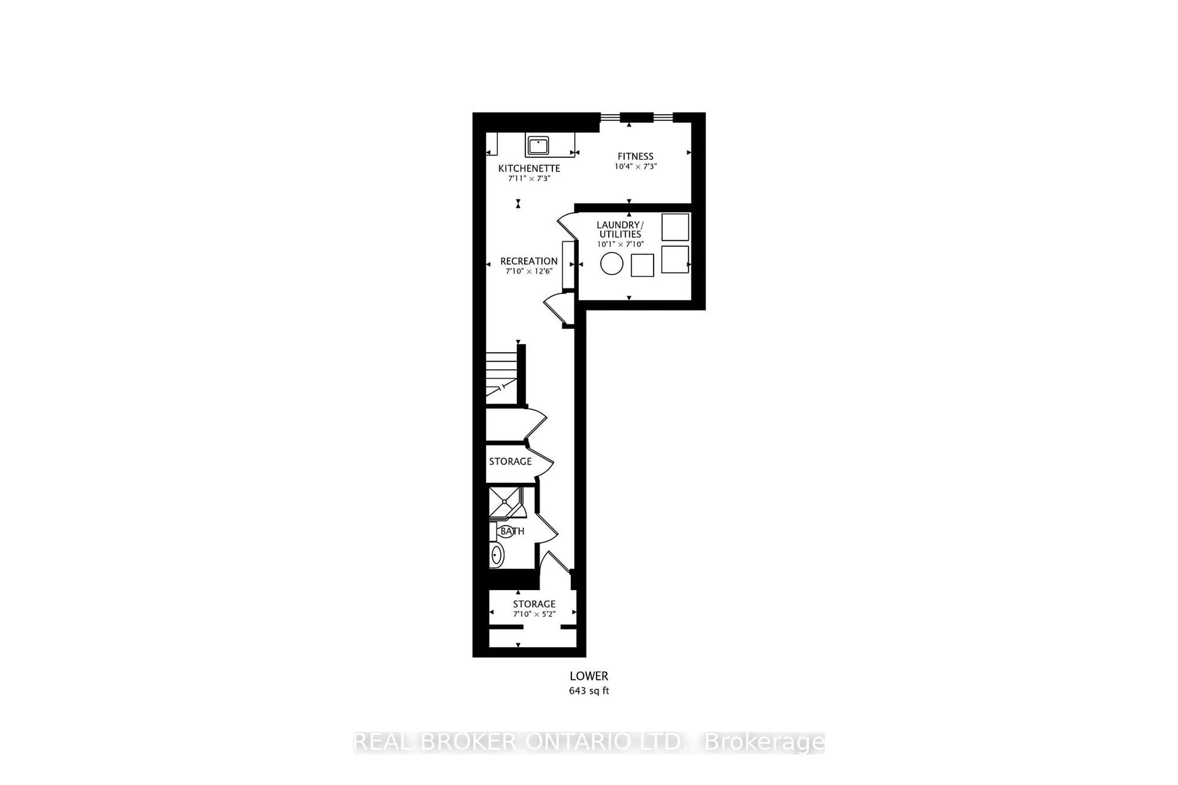Floor plan for 60 Mary Chapman Blvd, Toronto Ontario M9M 0B2