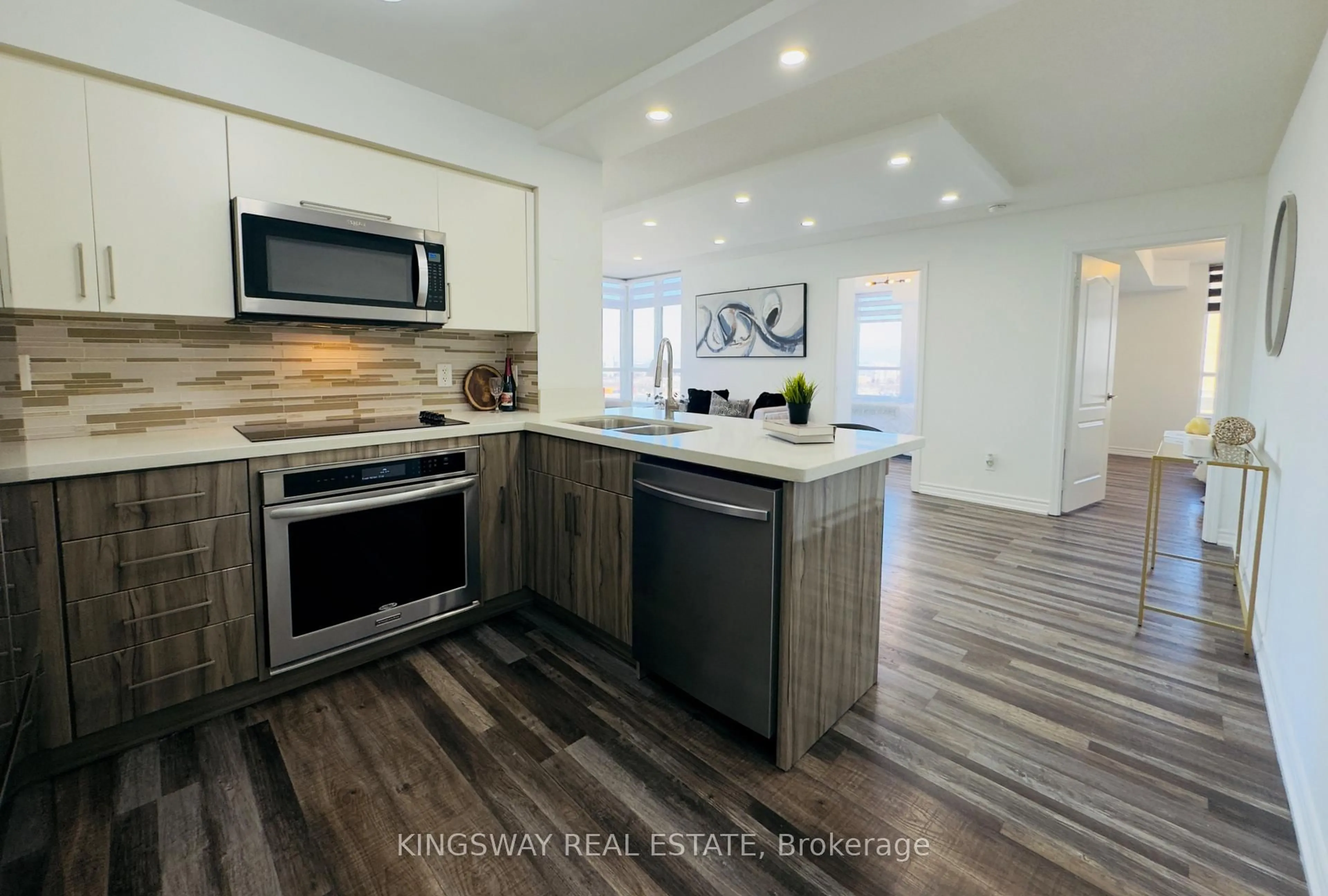 Open concept kitchen, unknown for 4090 Living Arts Dr #2208, Mississauga Ontario L5B 4M8