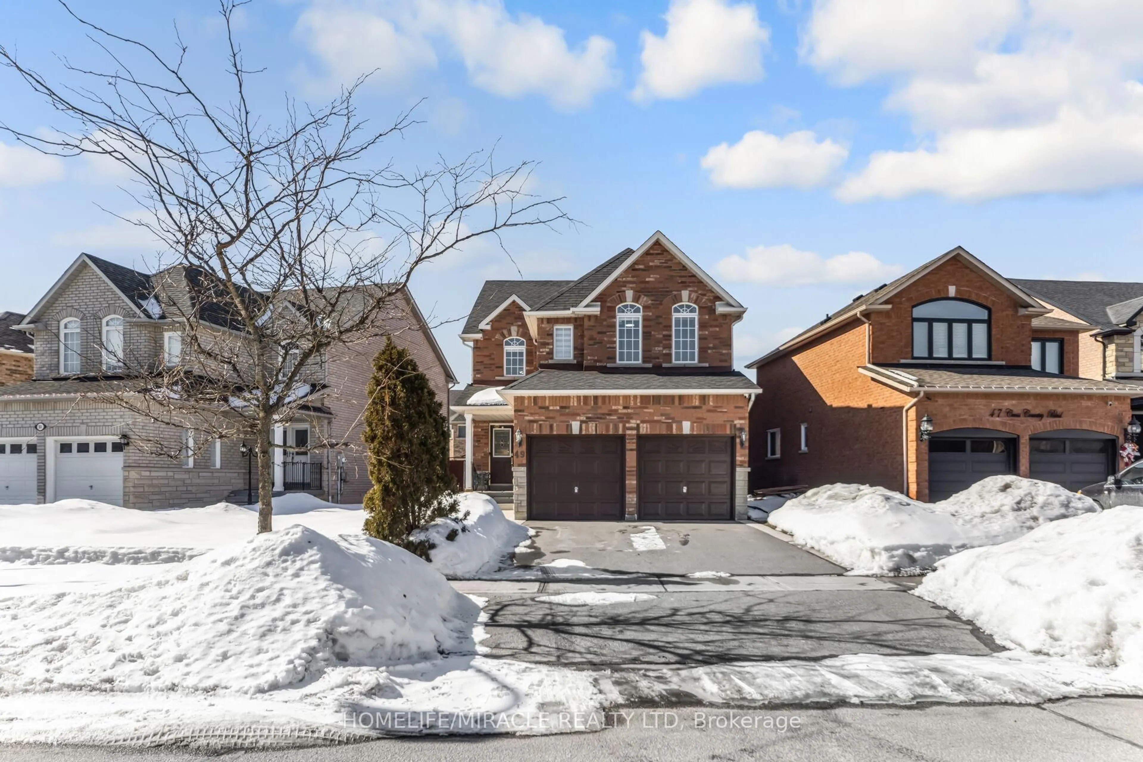 Home with brick exterior material, street for 49 Cross Country Blvd, Caledon Ontario L7E 2N6