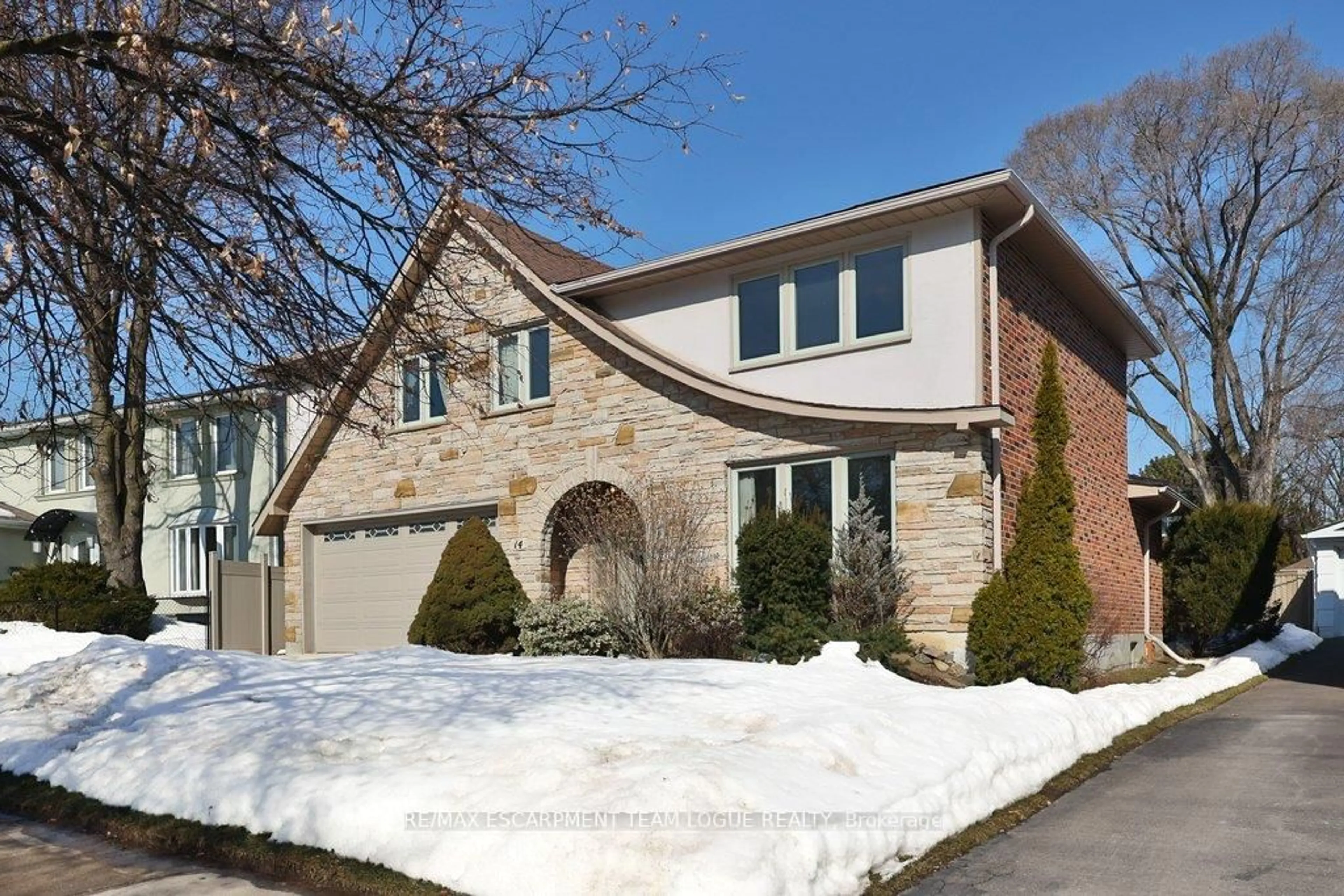 Home with brick exterior material, street for 14 Poplar Heights Dr, Toronto Ontario M9A 5A2