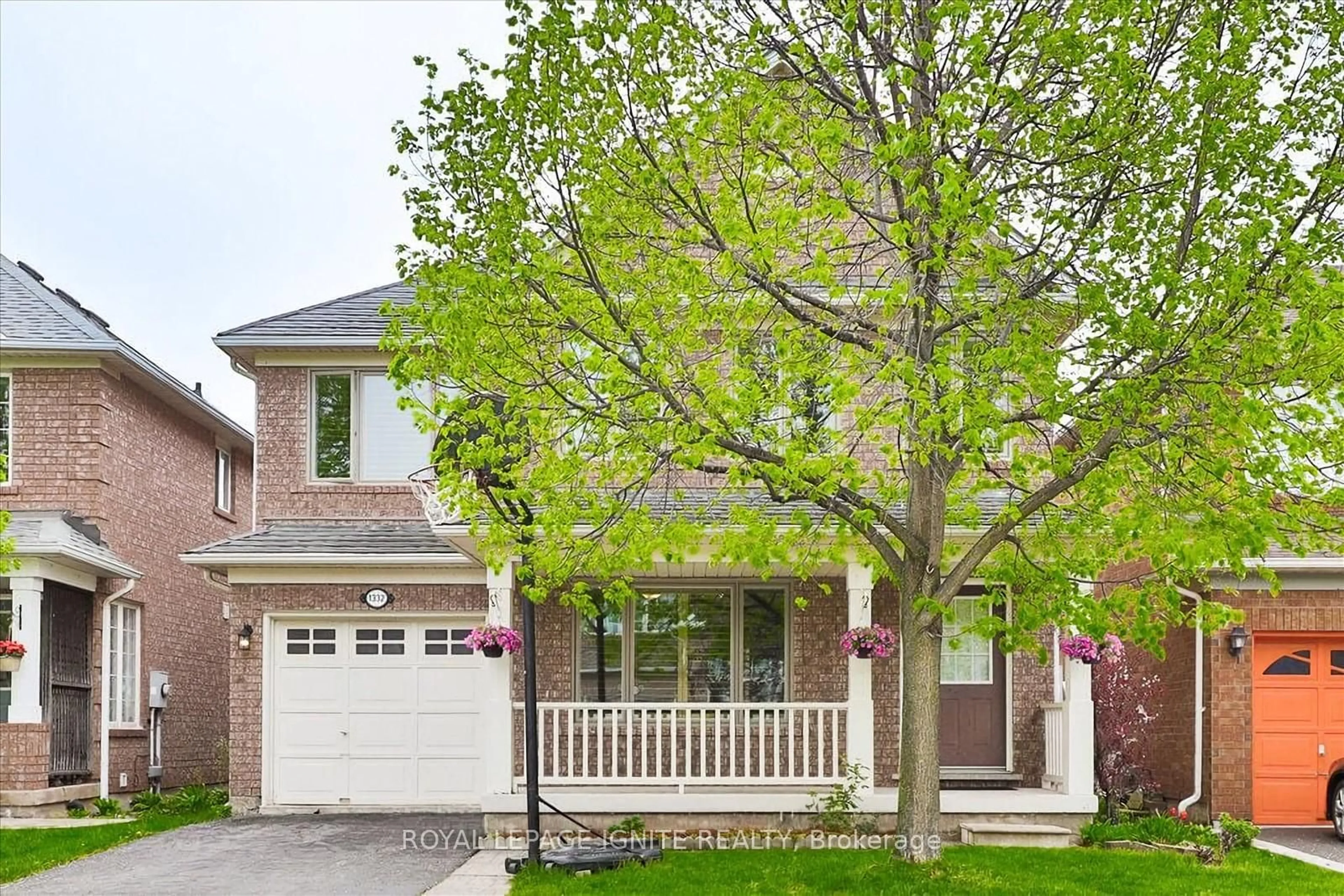 Home with brick exterior material, street for 1332 Sagewood Cres, Oakville Ontario L6M 4A4