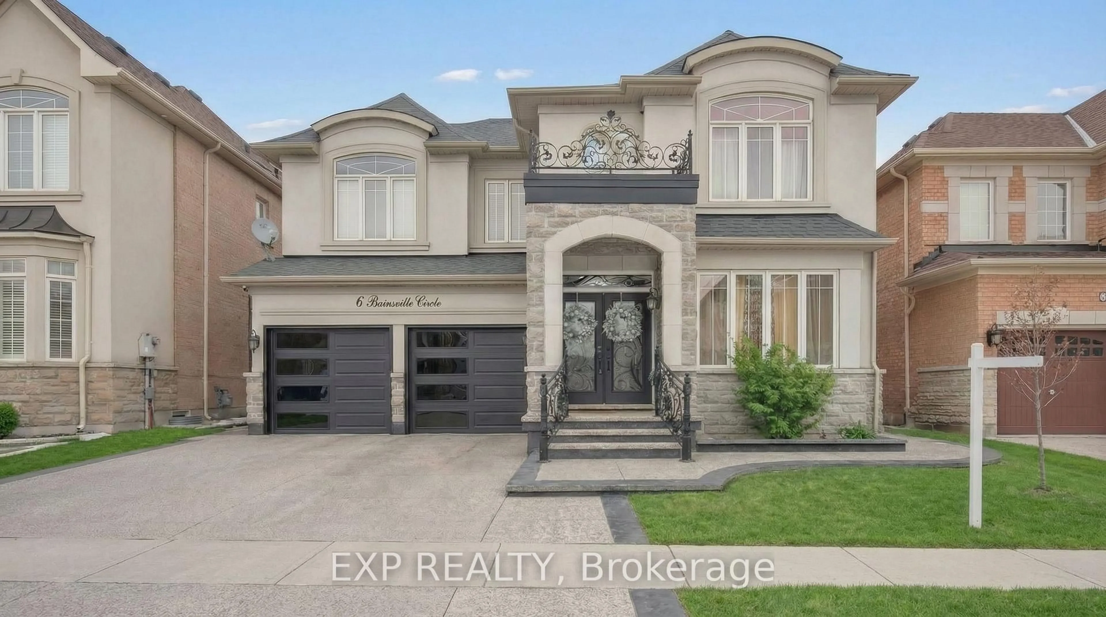 Home with brick exterior material, street for 6 Bainsville Circ, Brampton Ontario L6P 3A5