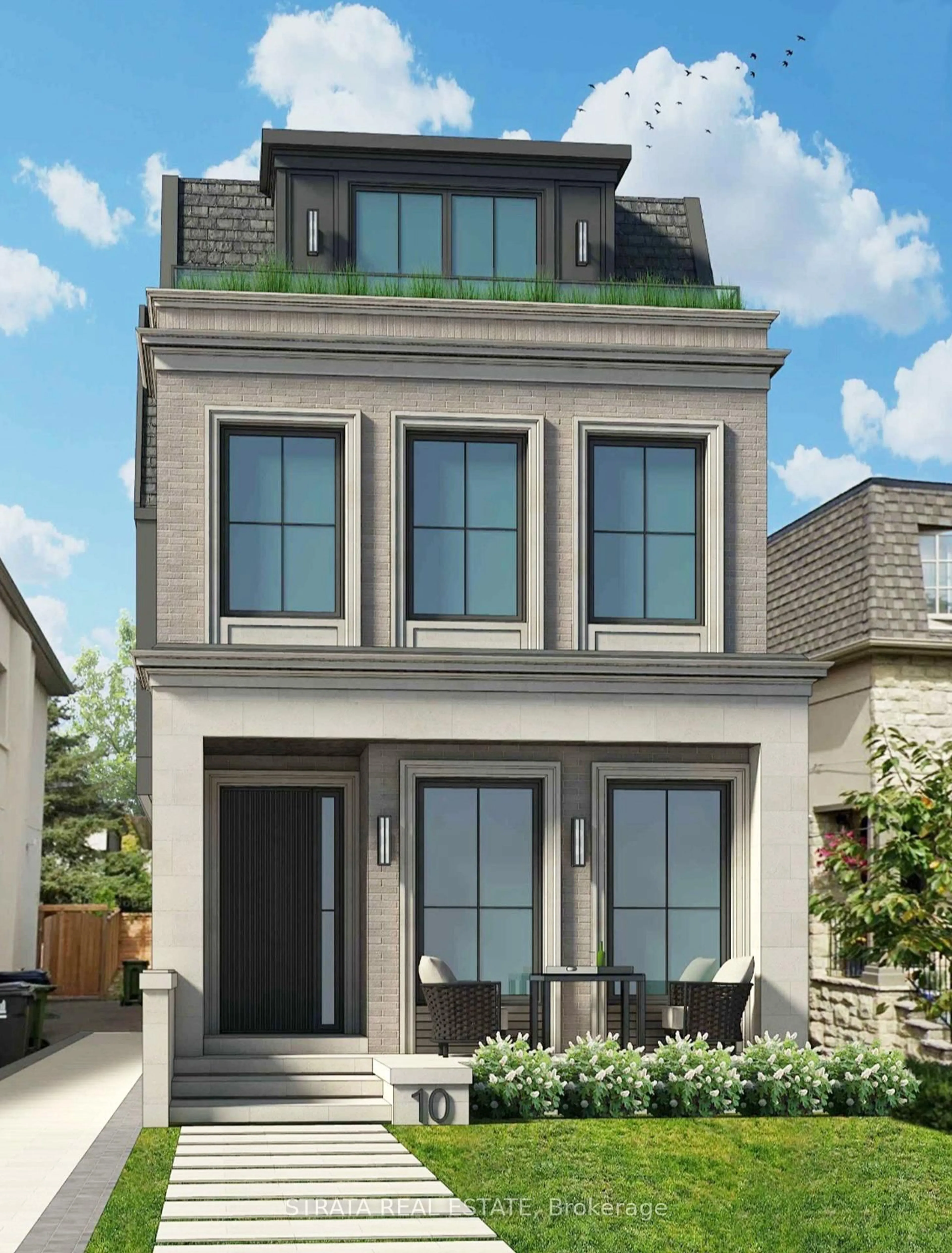 Home with brick exterior material, street for 10 Marquis Ave, Toronto Ontario M8X 1V4