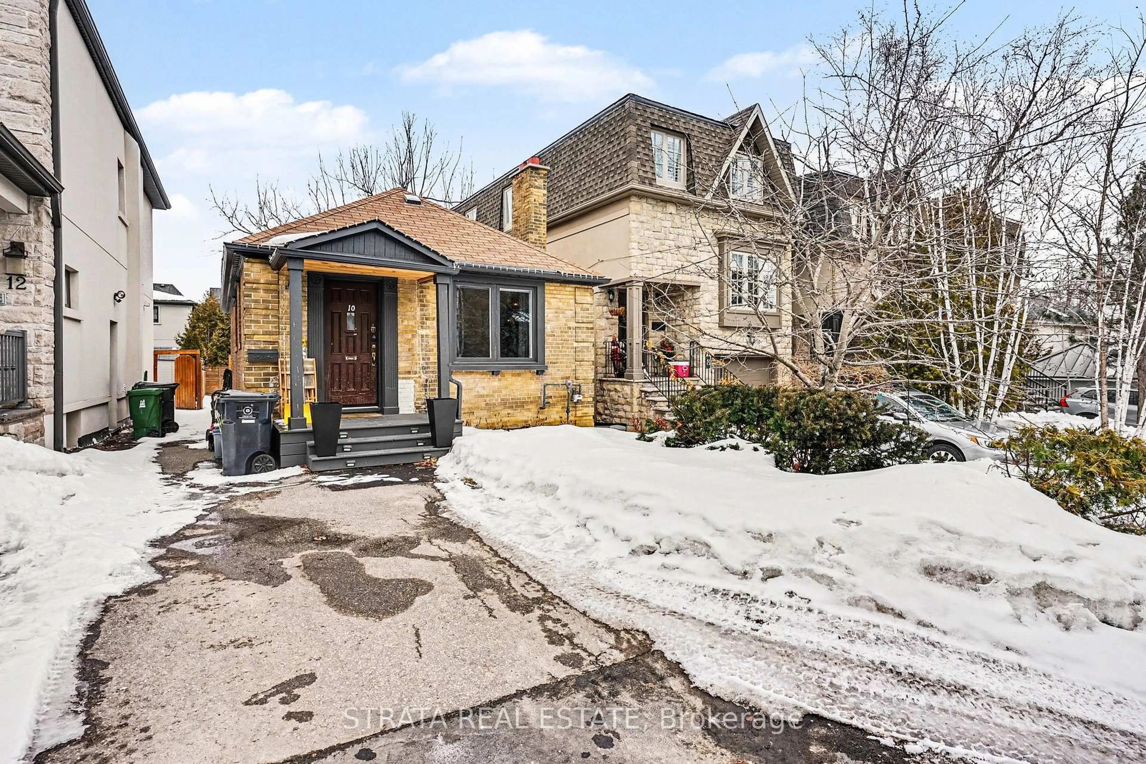 Home with brick exterior material, street for 10 Marquis Ave, Toronto Ontario M8X 1V4