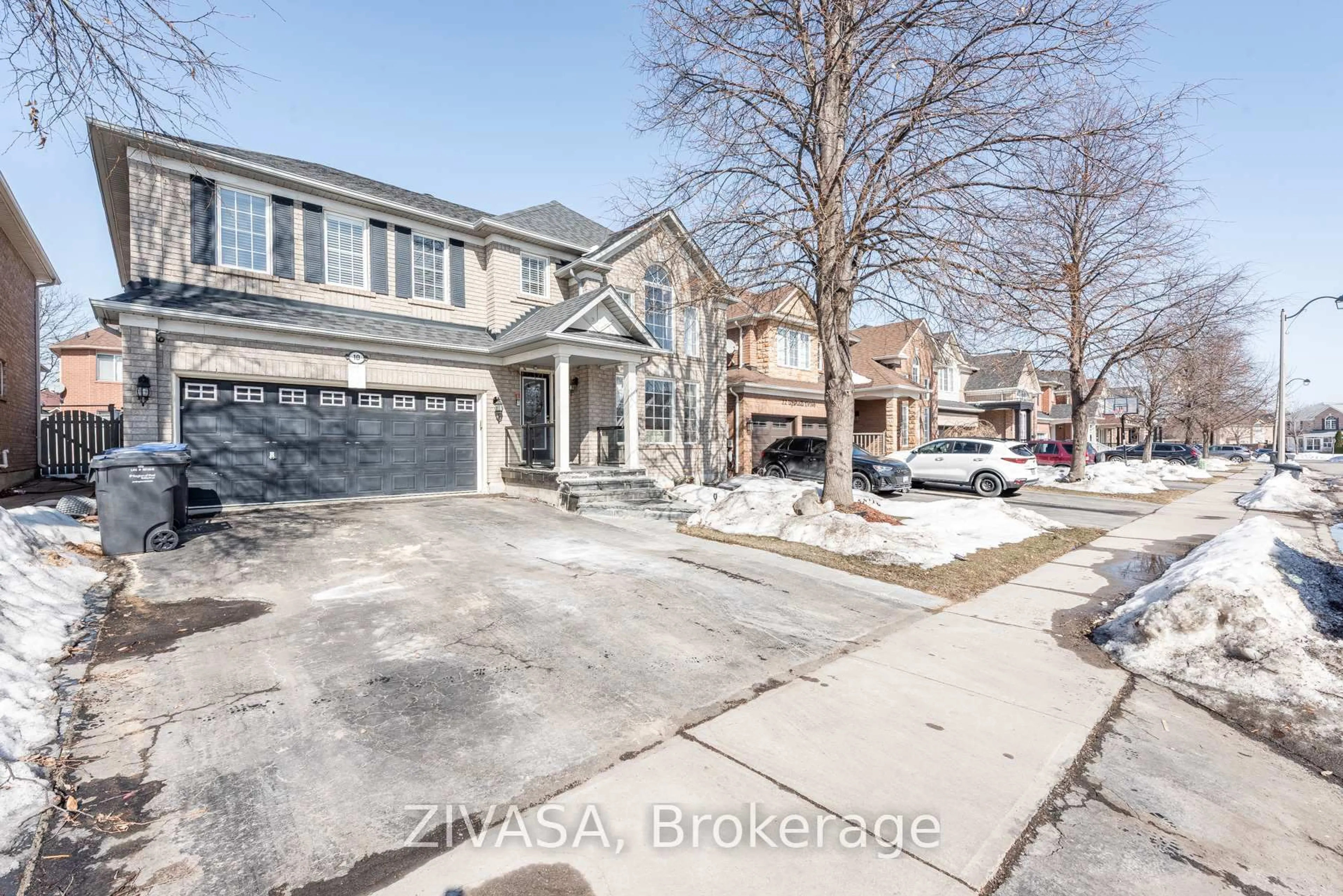 Home with brick exterior material, street for 10 Upshall Dr, Brampton Ontario L6P 1E1