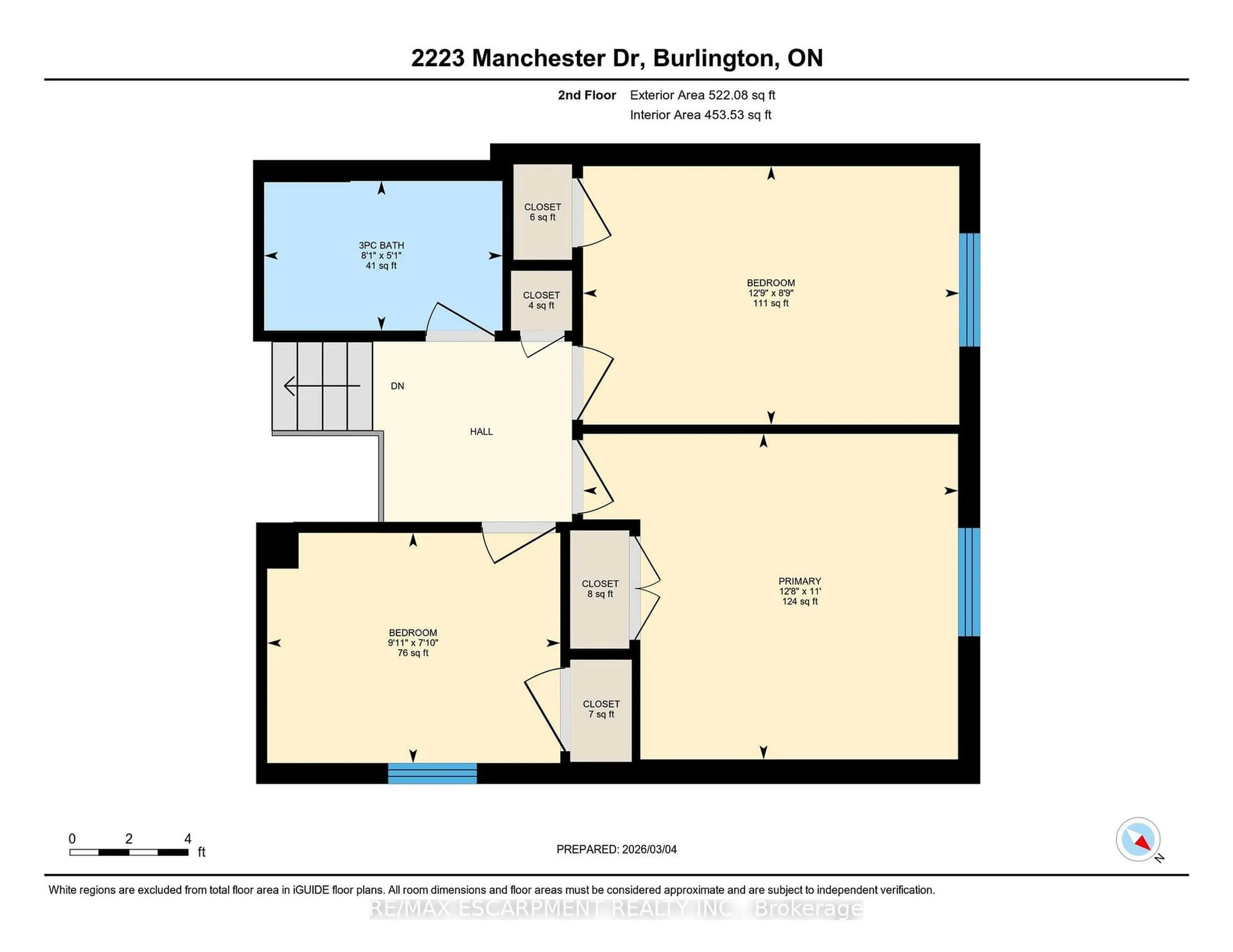 Floor plan for 2223 Manchester Dr, Burlington Ontario L7P 3W3