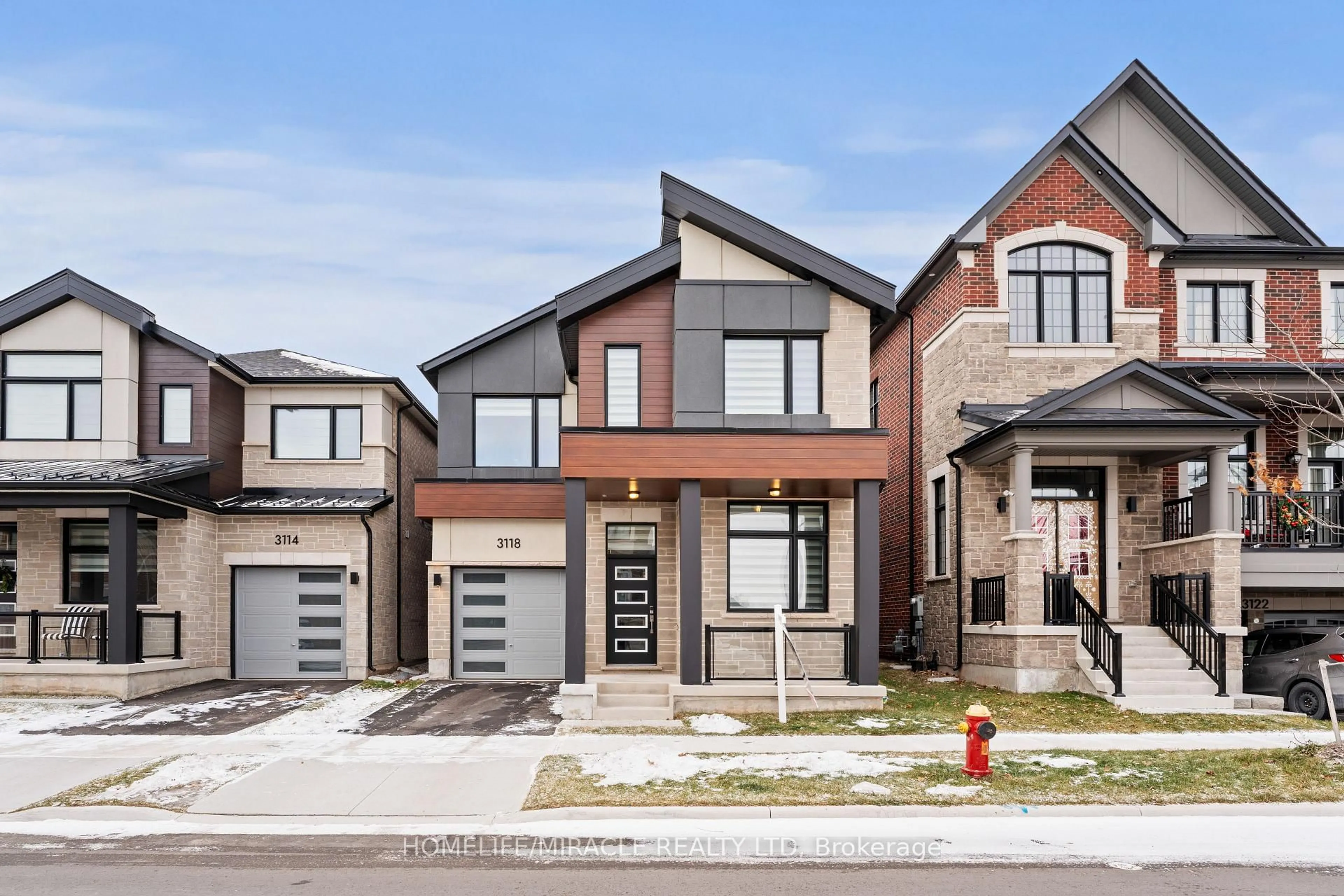 Home with brick exterior material, street for 3118 Travertine Dr, Oakville Ontario L6M 5N8