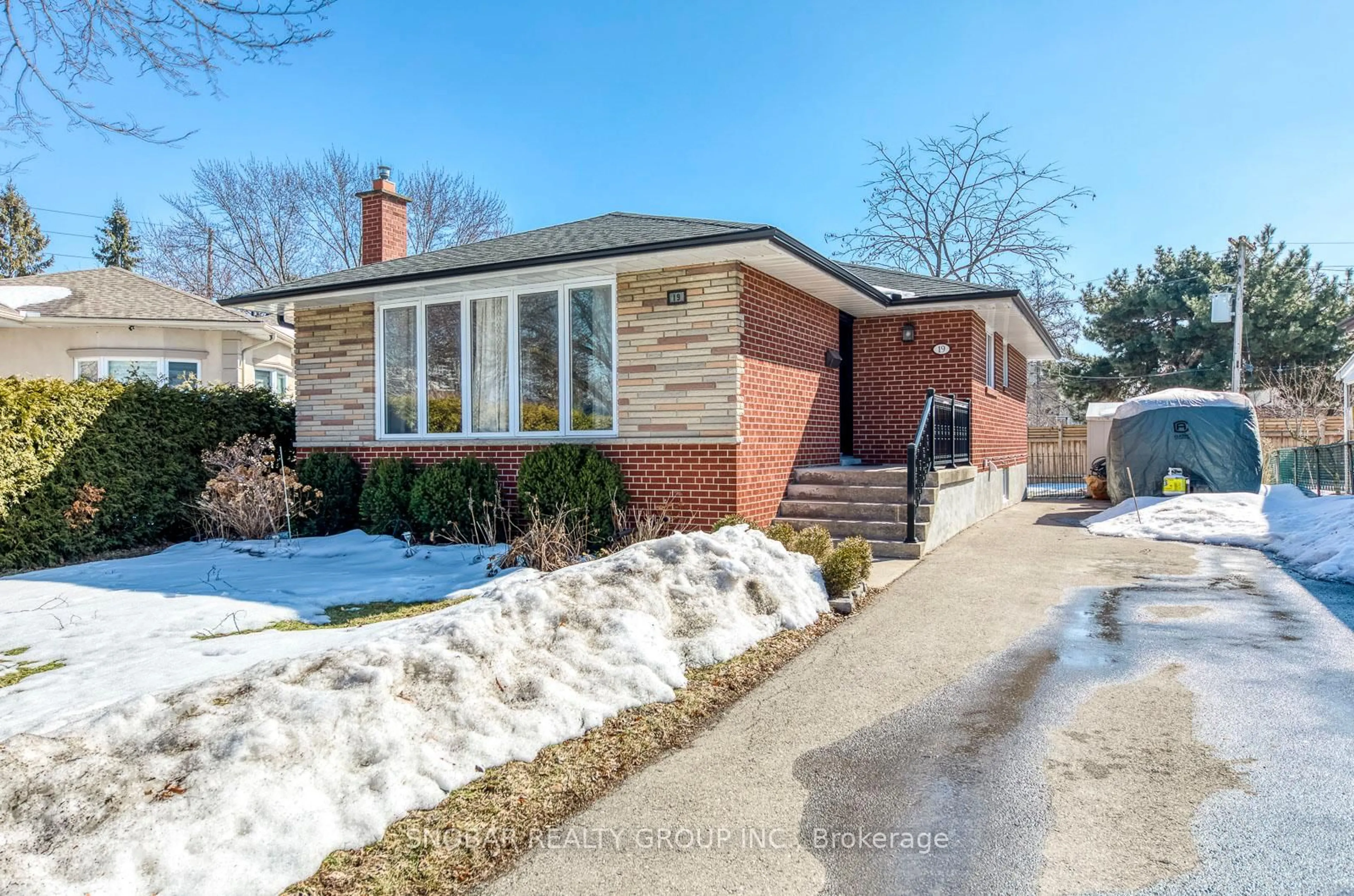 Home with brick exterior material, street for 19 Powburn Pl, Toronto Ontario M9R 2C5