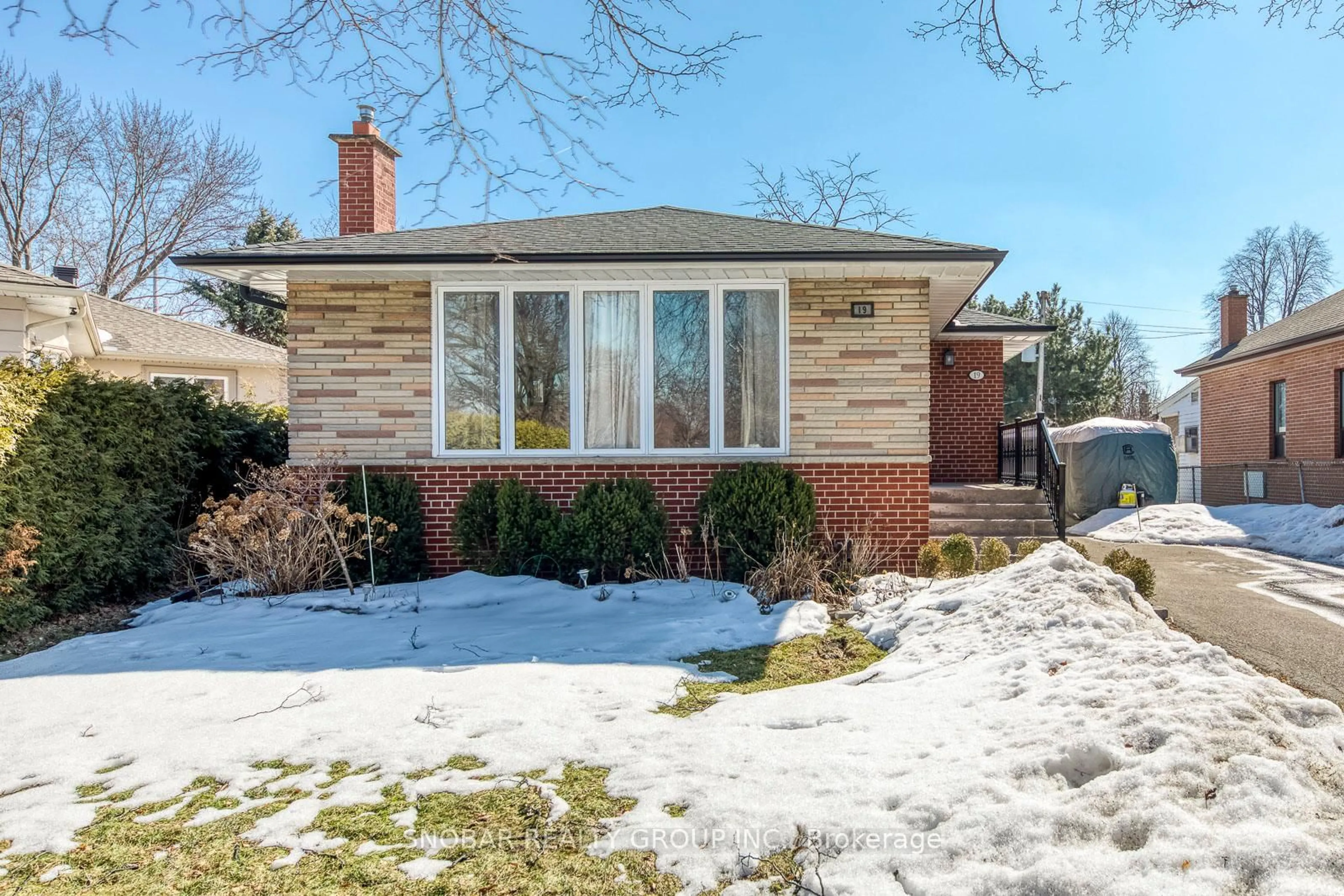 Home with brick exterior material, street for 19 Powburn Pl, Toronto Ontario M9R 2C5
