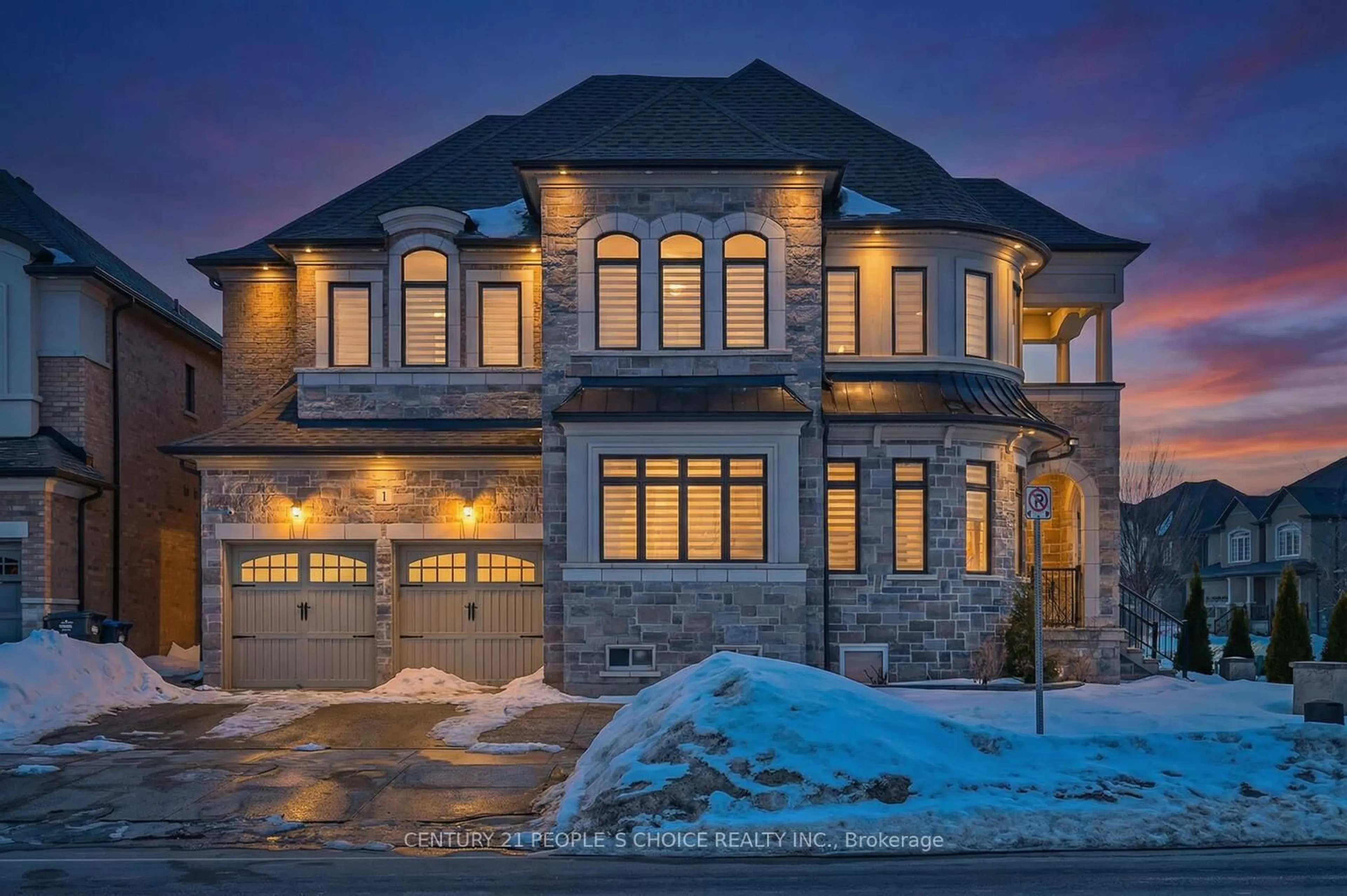 Home with brick exterior material, street for 1 Carl Finlay Dr, Brampton Ontario L6P 4E2