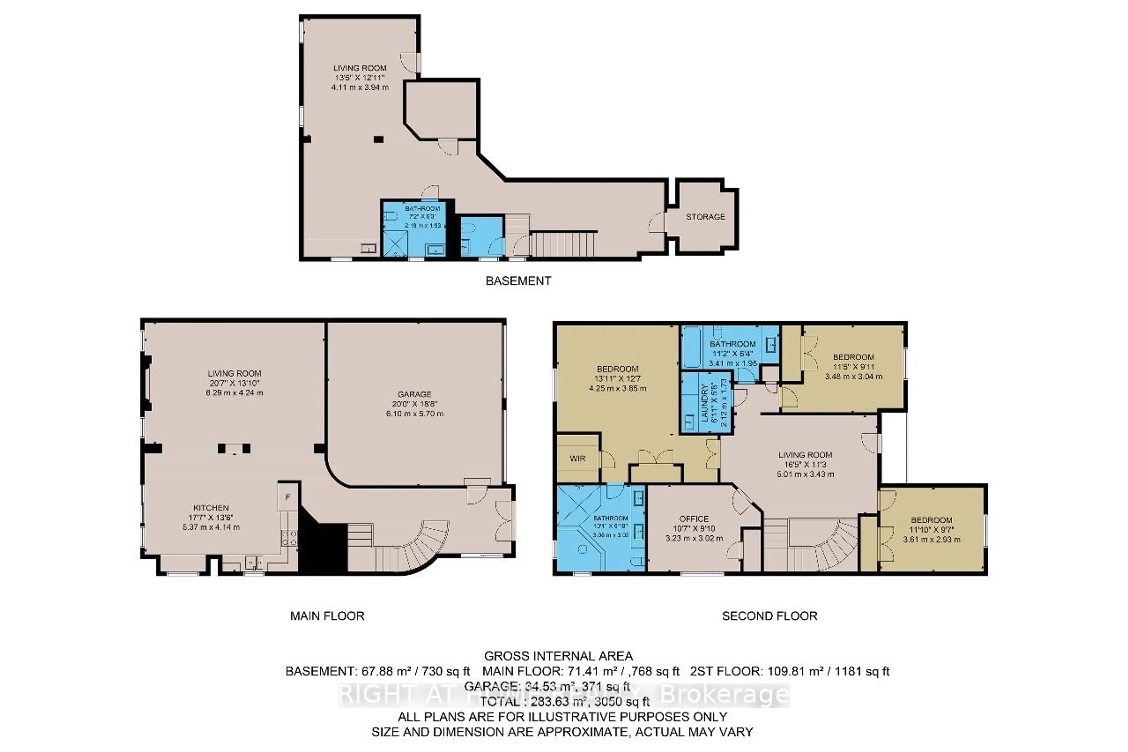 Floor plan for 3342 Moses Way, Burlington Ontario L7M 0L5