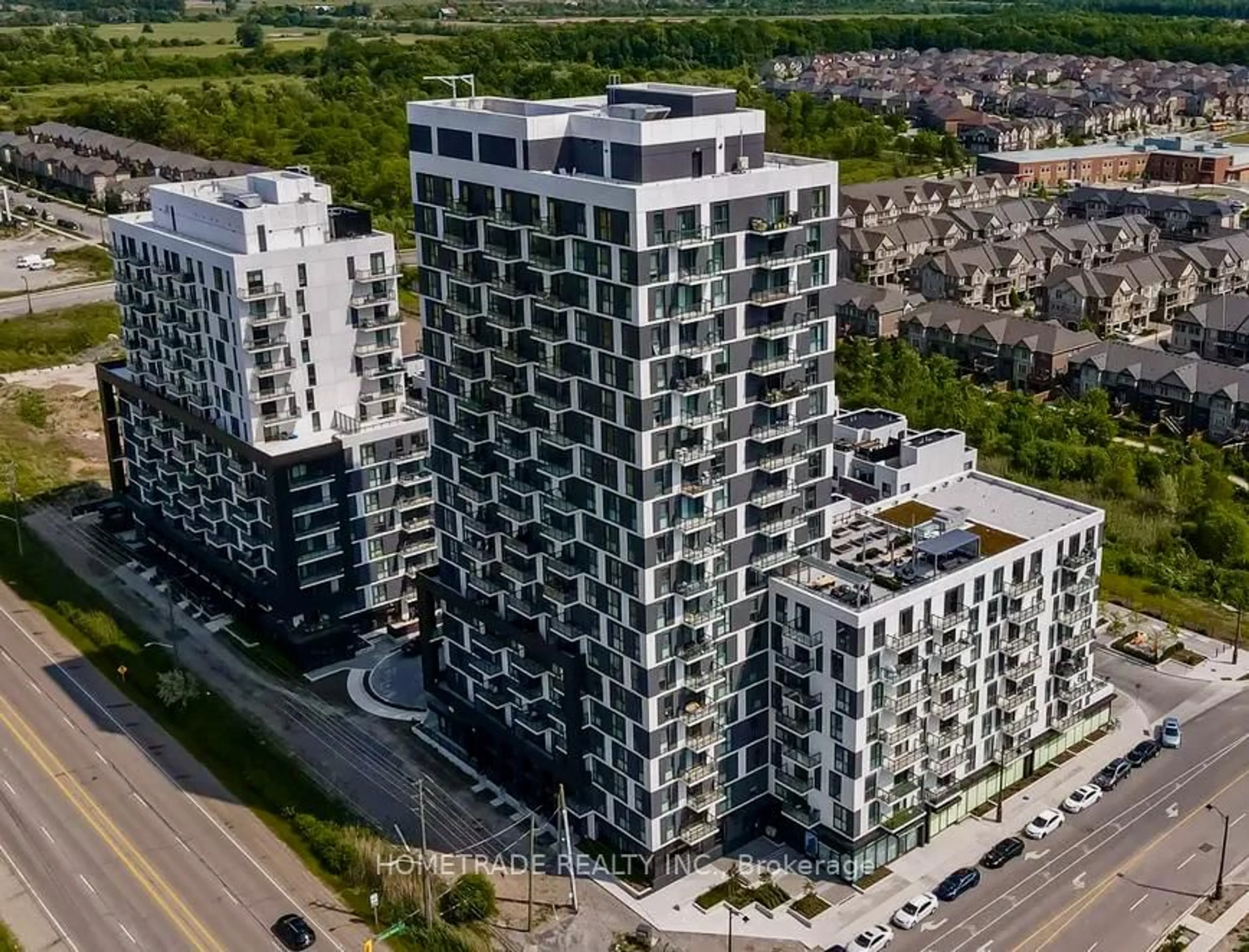 A pic from outside/outdoor area/front of a property/back of a property/a pic from drone, unknown for 335 Wheat Boom Dr #803, Oakville Ontario L6H 7Y1