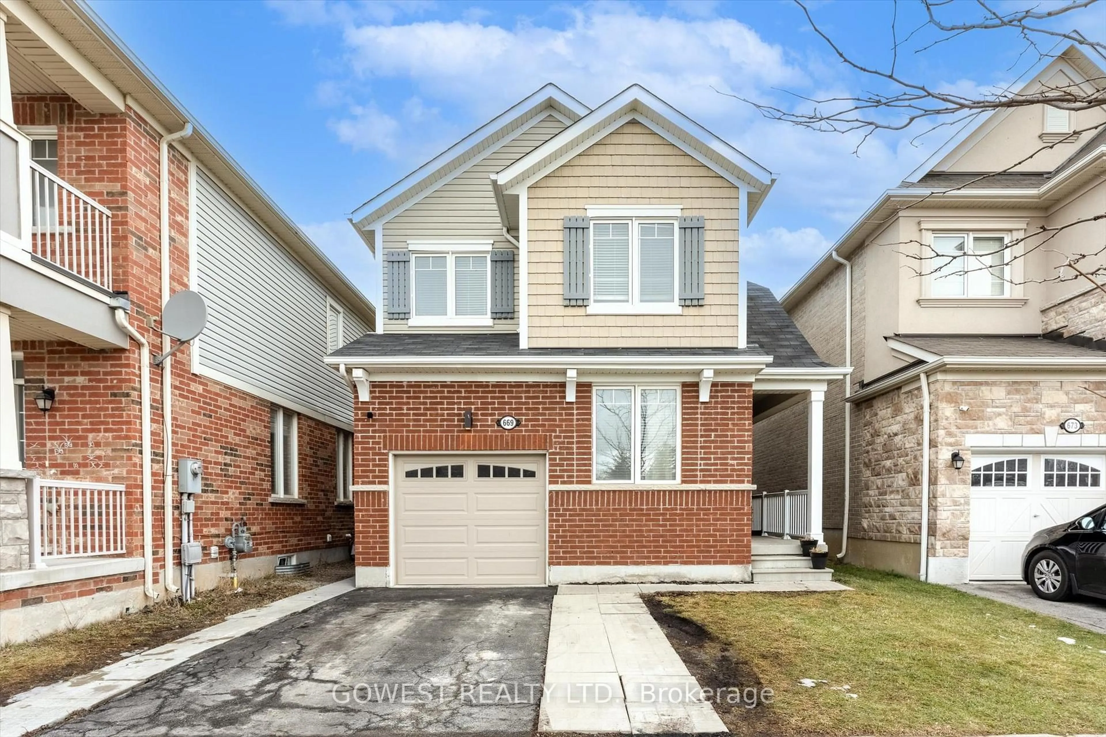Home with brick exterior material, street for 669 Gibson Cres, Milton Ontario L9T 8Z6