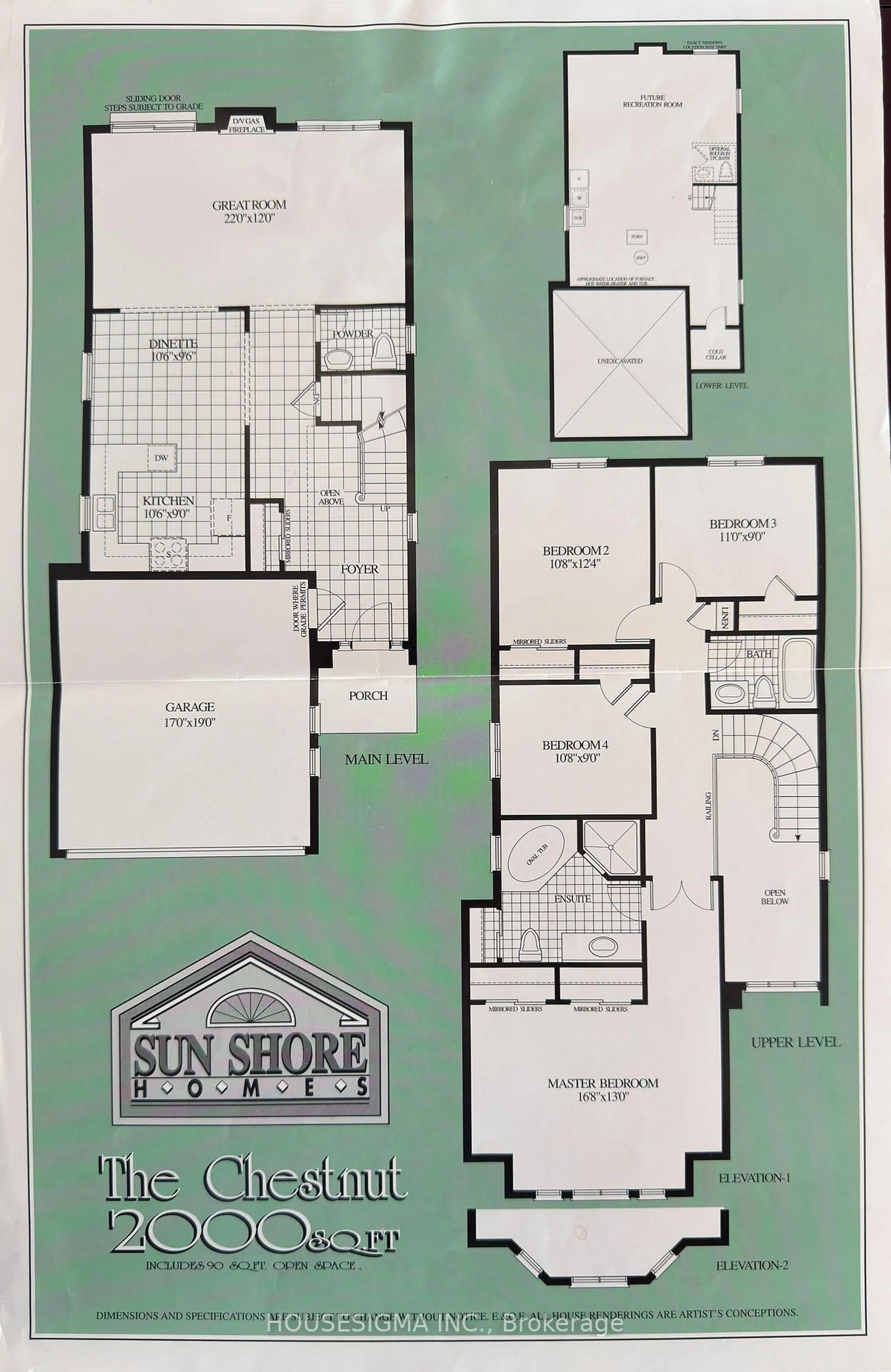 Floor plan for 20 Sweet Briar Lane, Brampton Ontario L6Z 4V3