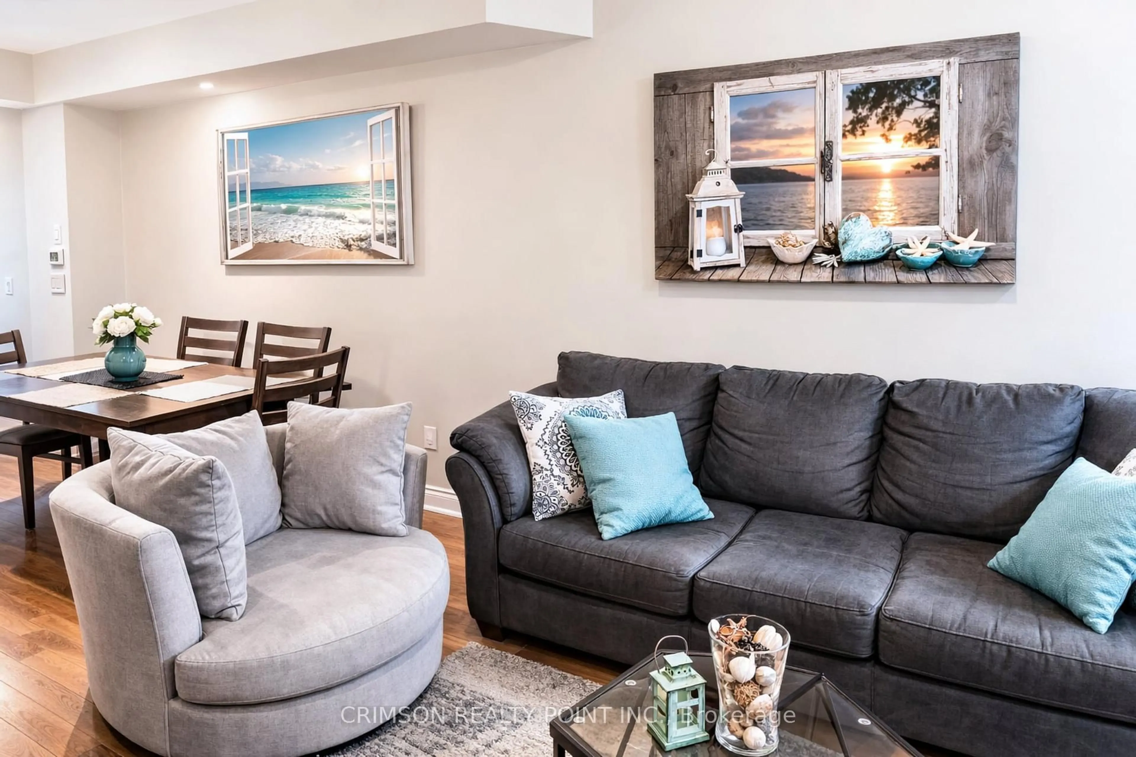 Living room with furniture, unknown for 5B Hobden Pl, Toronto Ontario M9R 3R6