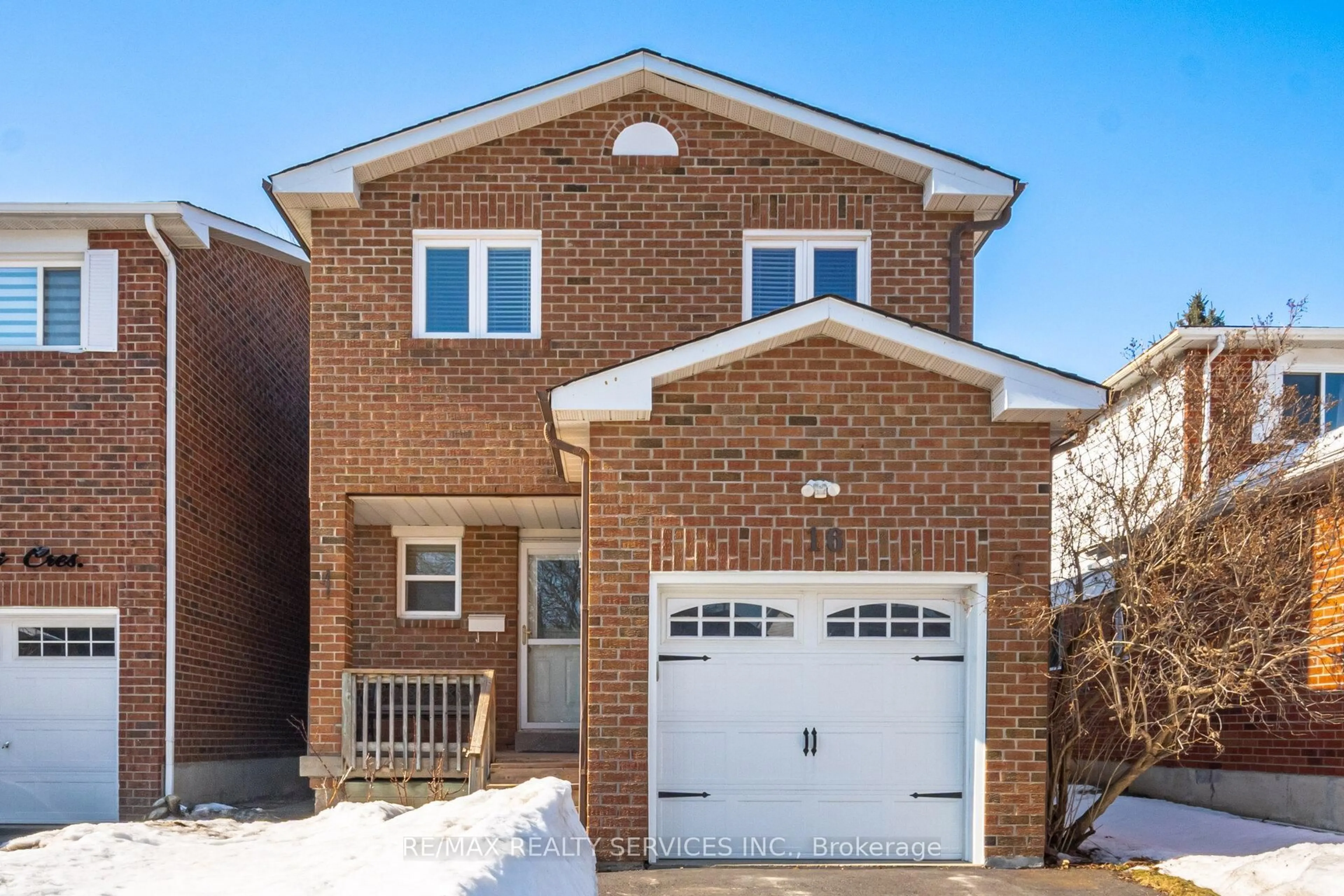 Home with brick exterior material, street for 16 Ferri Cres, Brampton Ontario L6Z 1R9