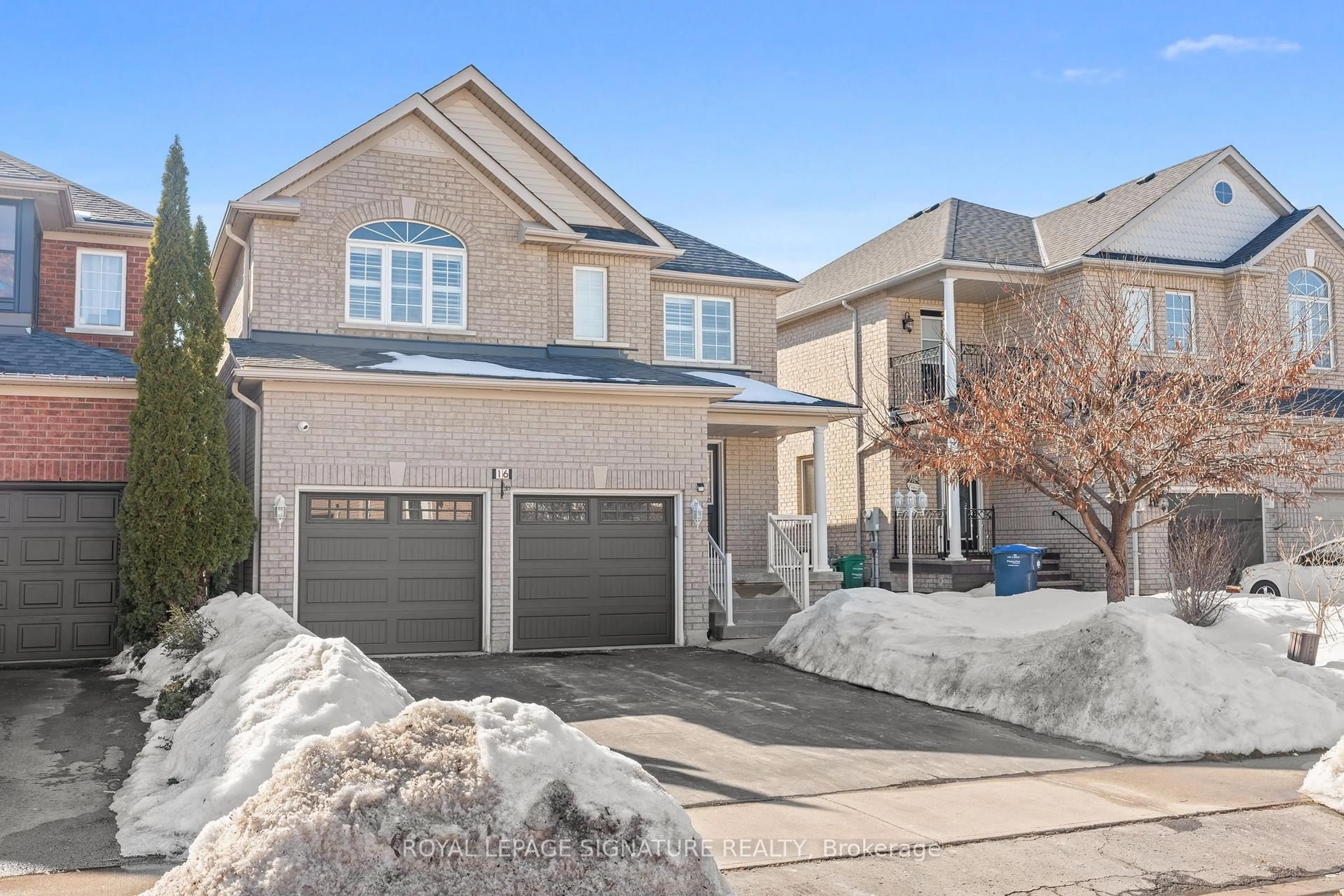 Home with brick exterior material, street for 16 Newark Way, Brampton Ontario L7A 2V1