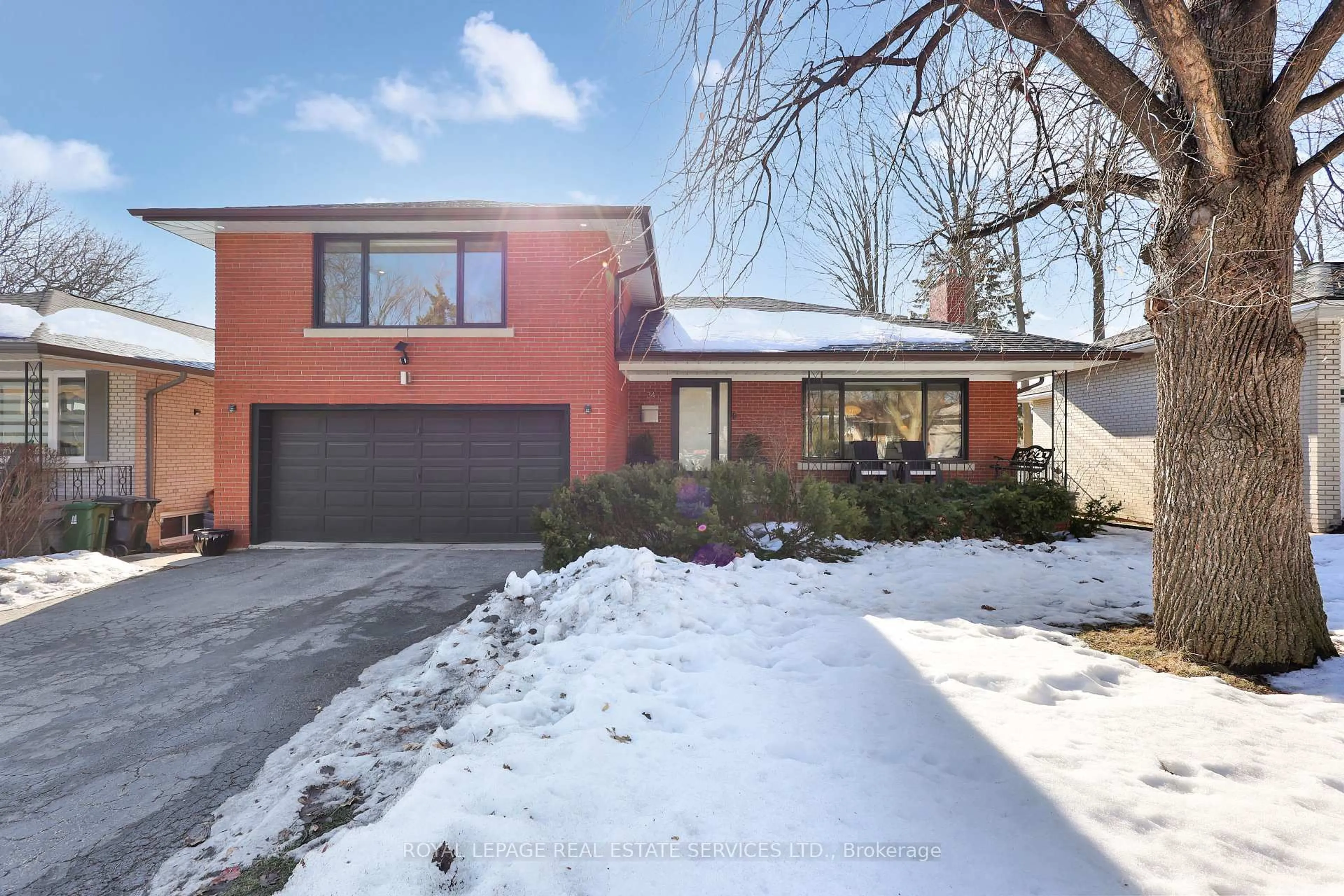 Home with brick exterior material, street for 34 Bearbury Dr, Toronto Ontario M9C 2G9