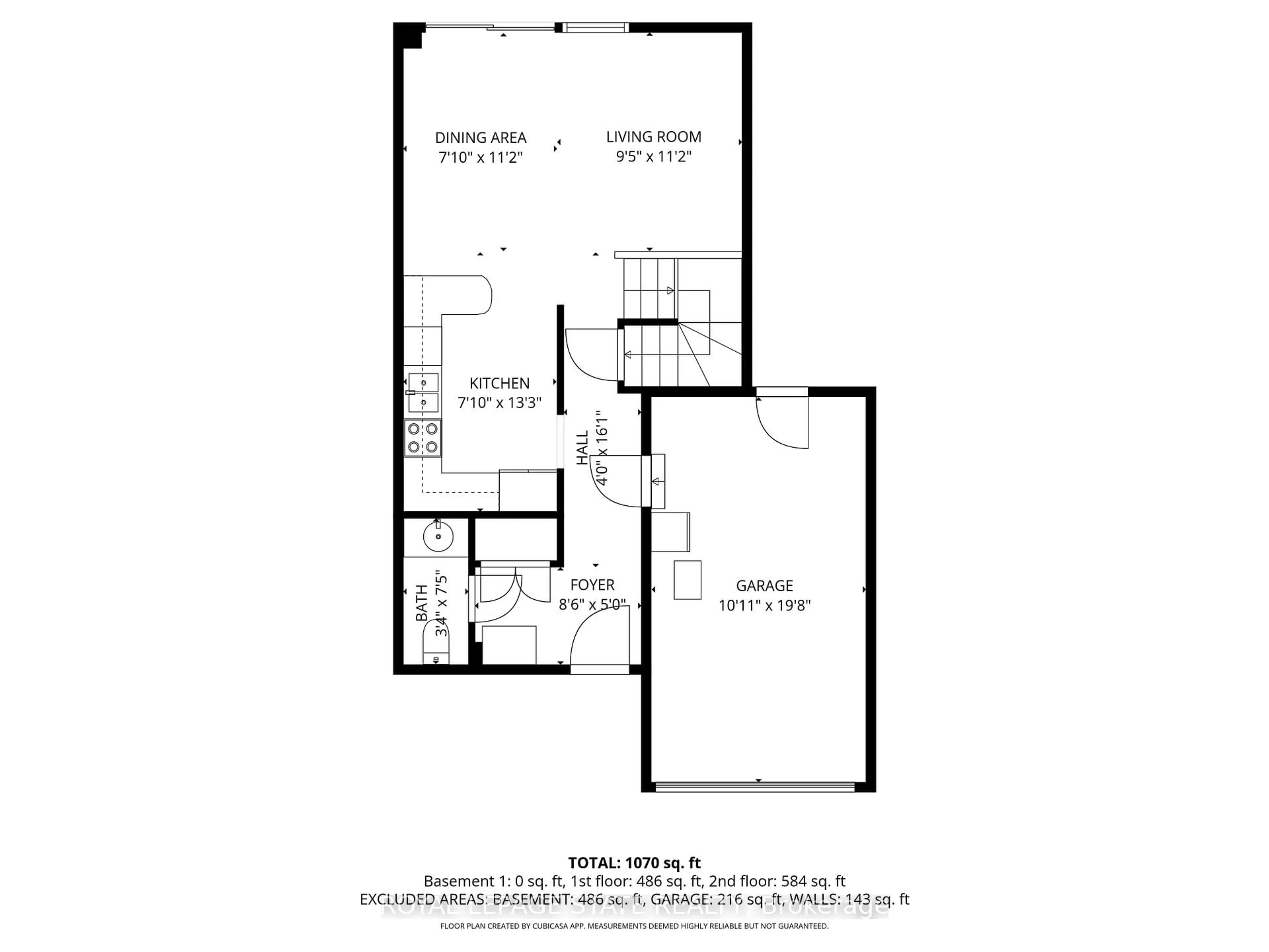 Floor plan for 1279 Nottingham Ave, Burlington Ontario L7P 2R5