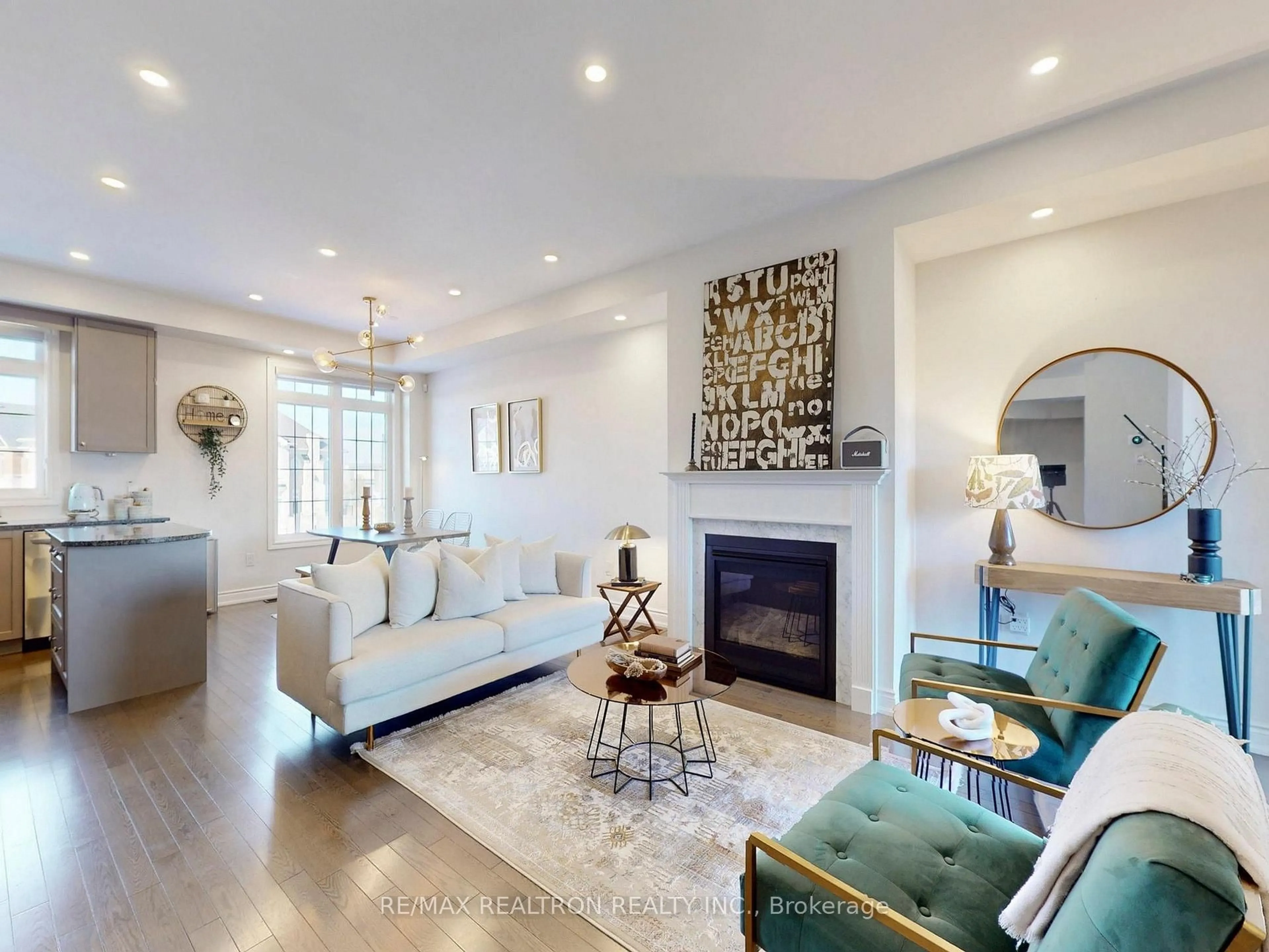 Living room with furniture, unknown for 6 Oakmore Lane, Brampton Ontario L6Y 6H5