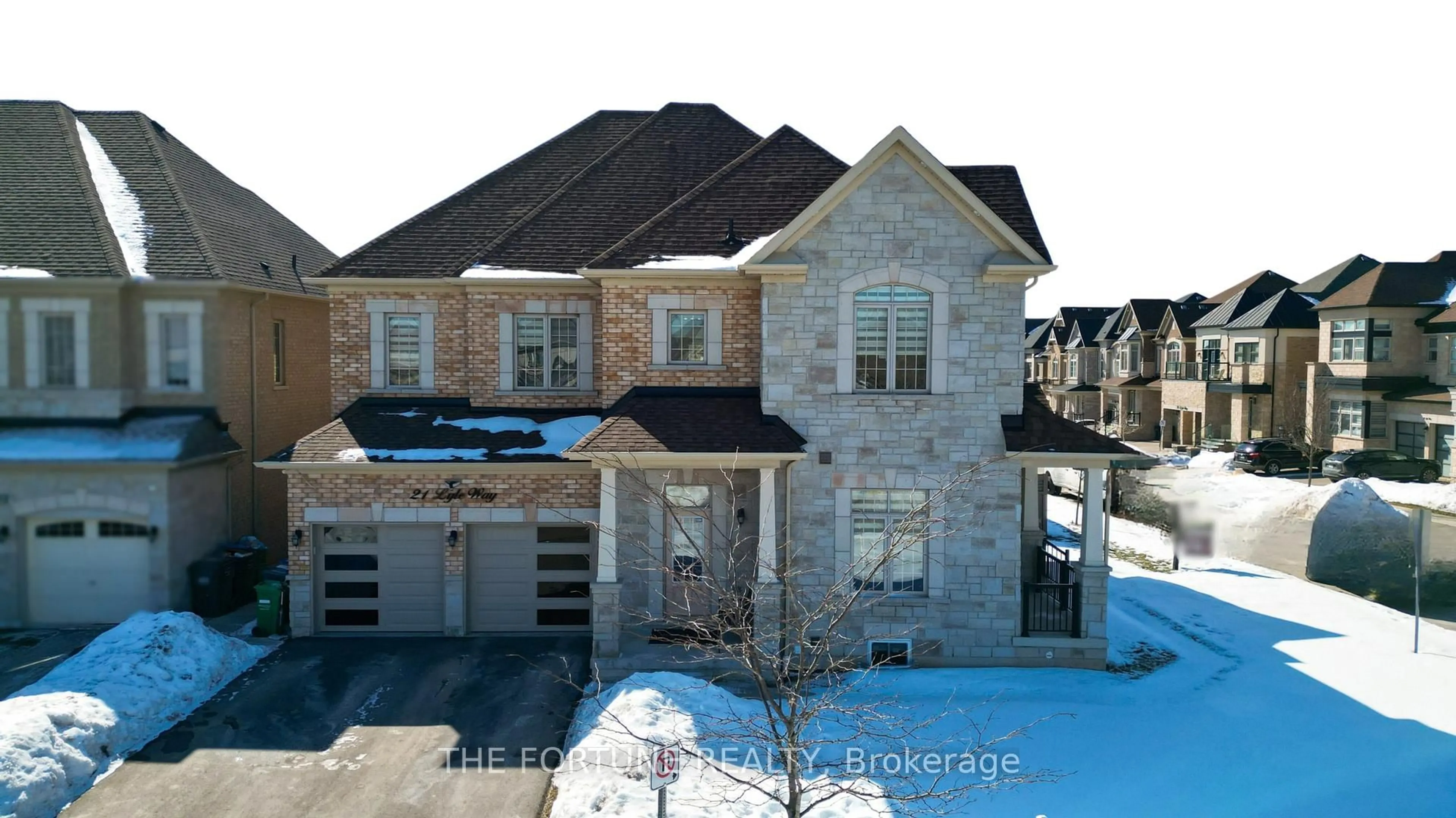 Home with brick exterior material, street for 21 Lyle Way, Brampton Ontario L6X 5P8