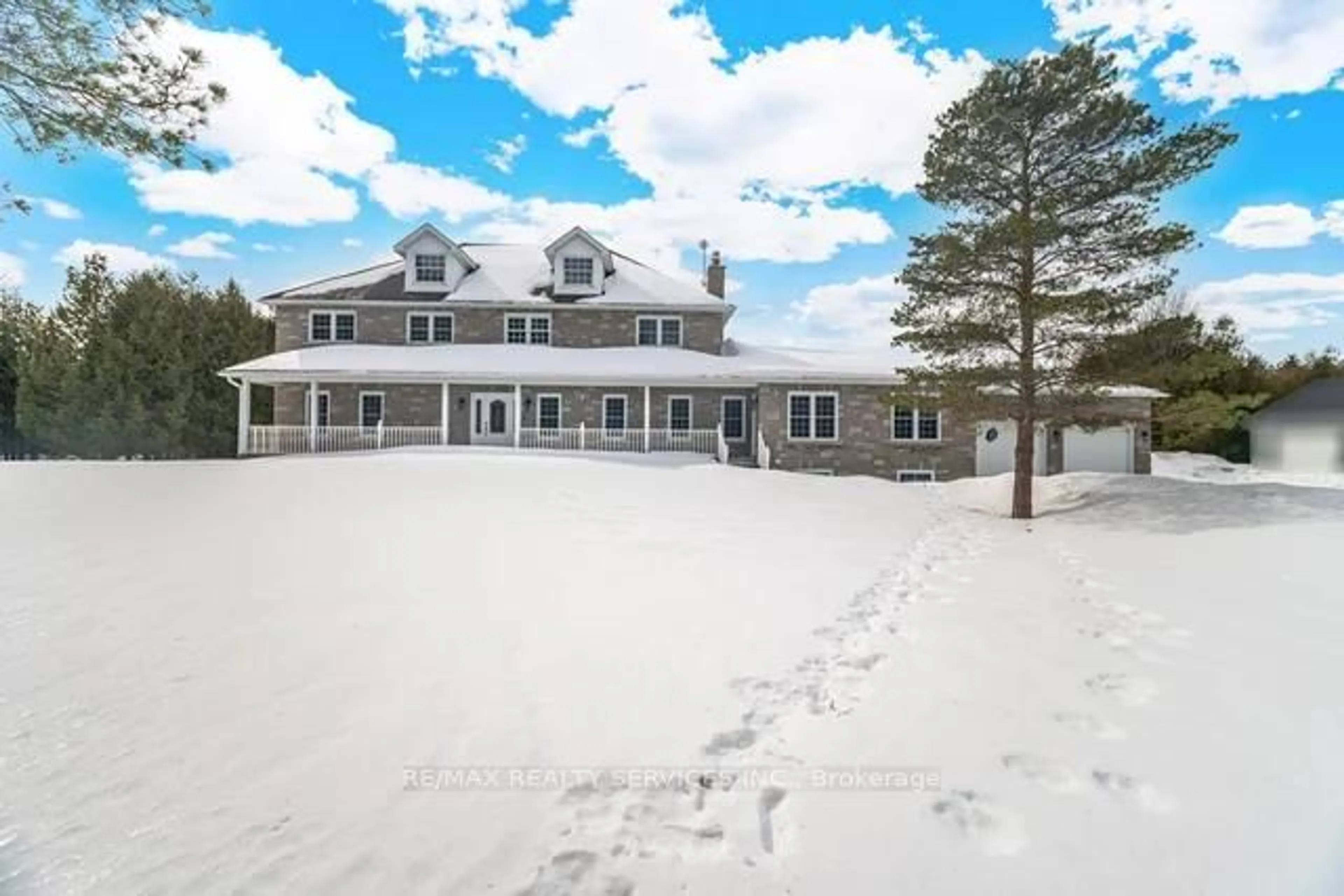 A pic from outside/outdoor area/front of a property/back of a property/a pic from drone, water/lake/river/ocean view for 20040 Kennedy Rd, Caledon Ontario L7K 1Y3