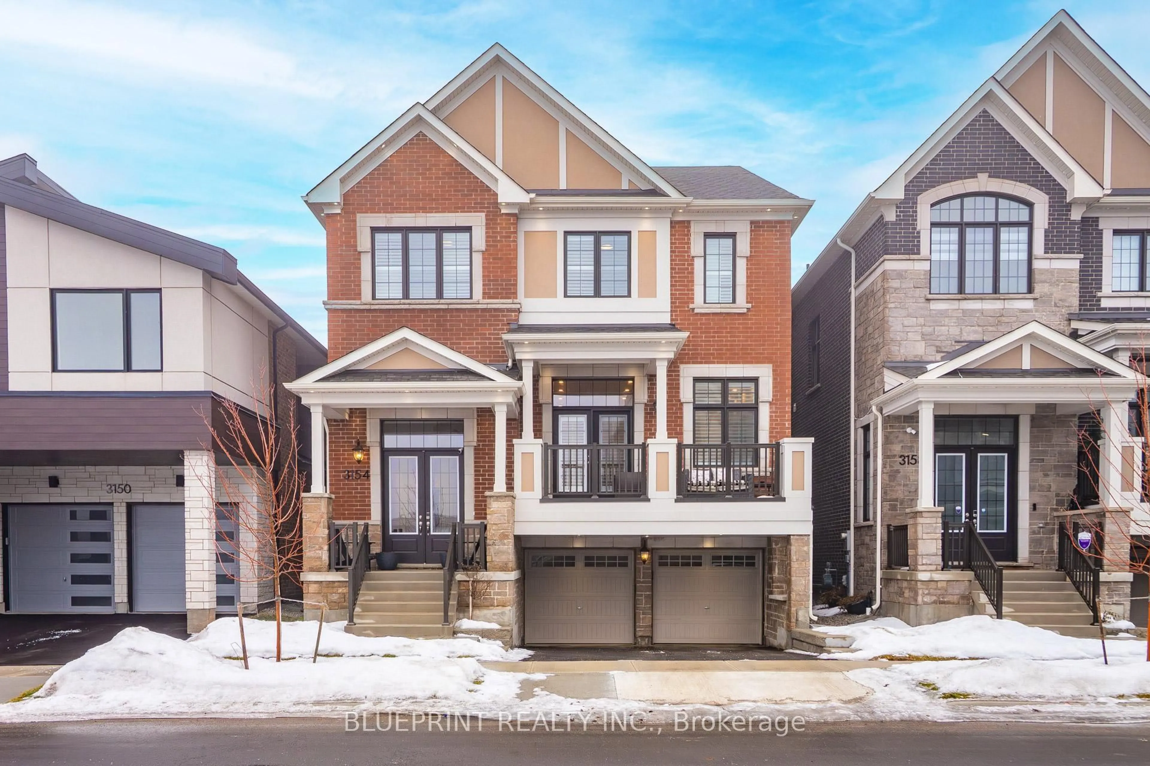 Home with brick exterior material, street for 3154 Travertine Dr, Oakville Ontario L6M 5N8