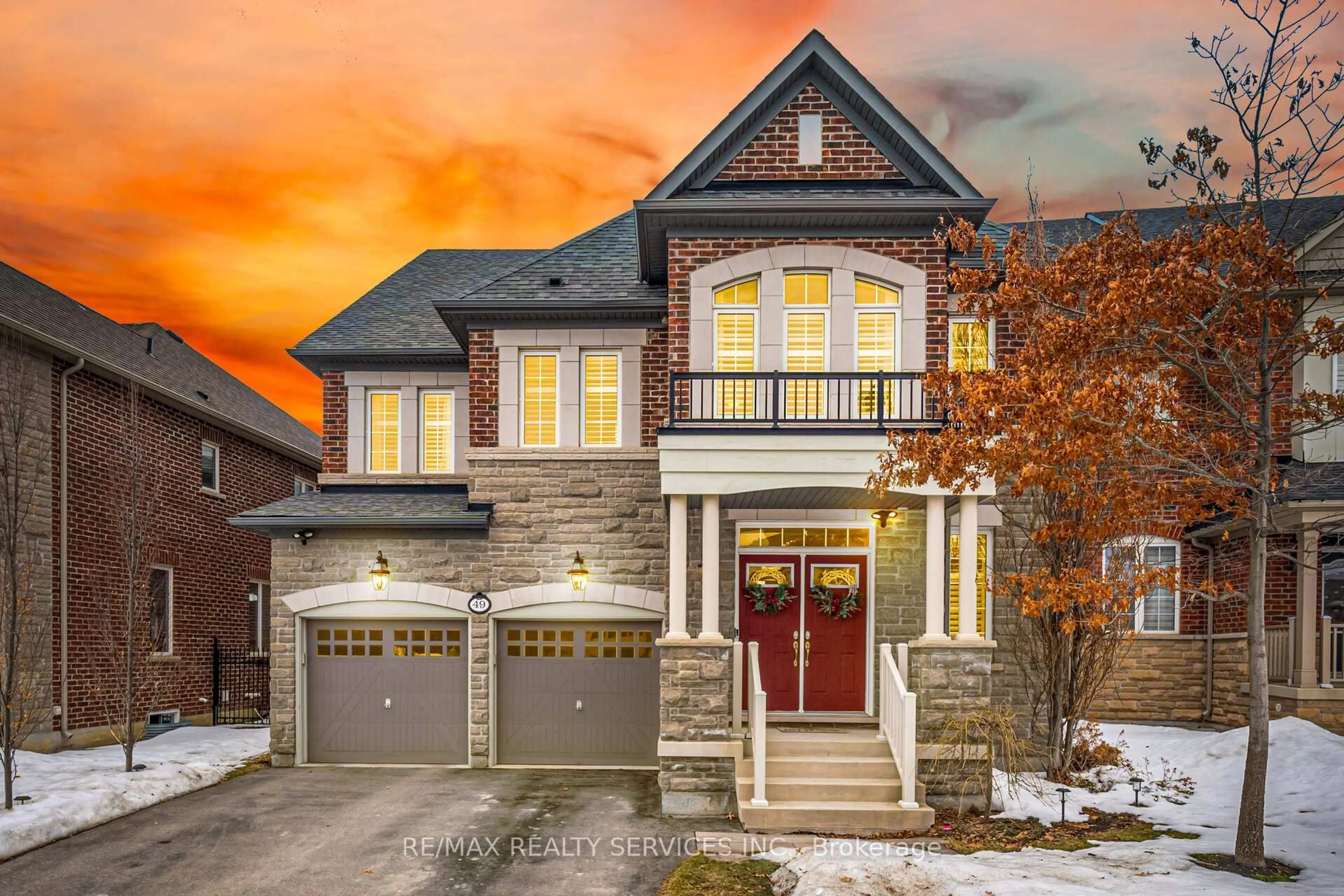 Home with brick exterior material, street for 49 Wishing Well Cres, Caledon Ontario L7C 3R3